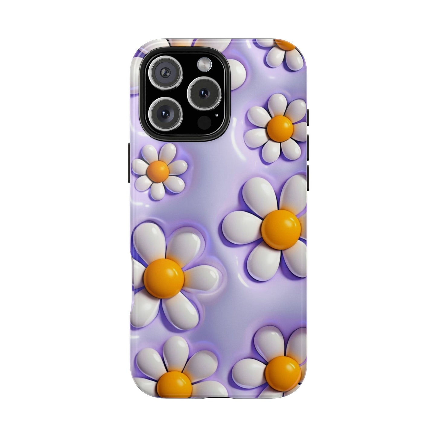 πΌ Floral Tough Phone Case β Vibrant Daisy Spring Design, for iPhones & Androids