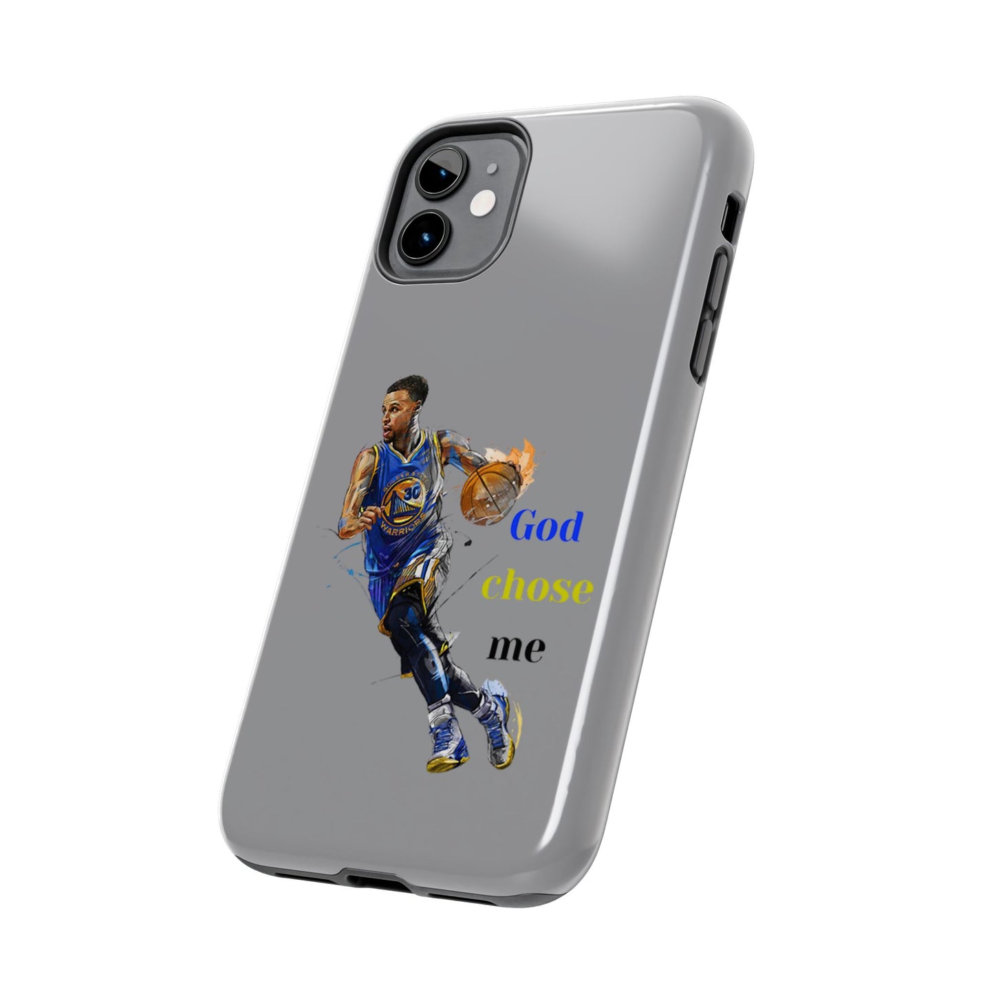 Phone case- God Chose Me Tough Phone Case - Durable Protection