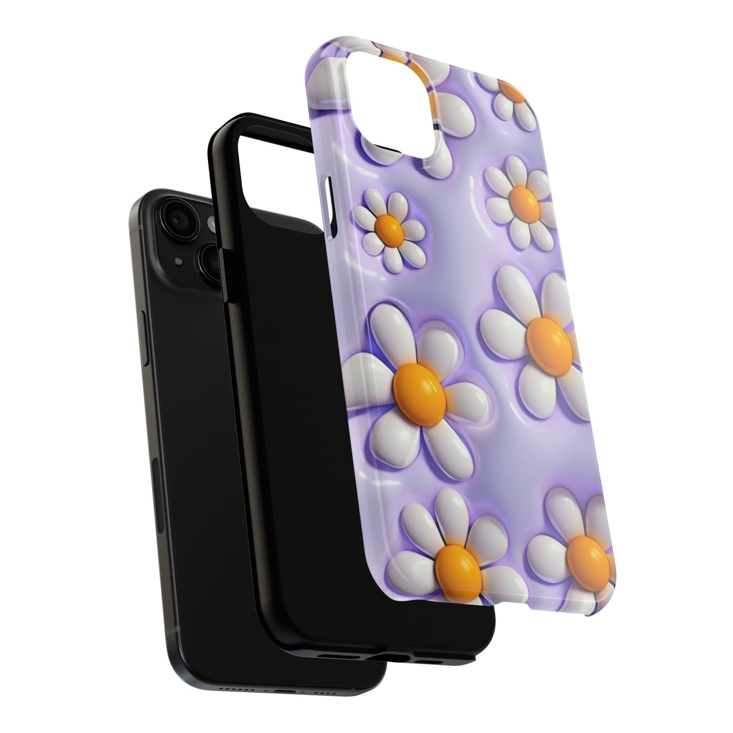 πΌ Floral Tough Phone Case β Vibrant Daisy Spring Design, for iPhones & Androids