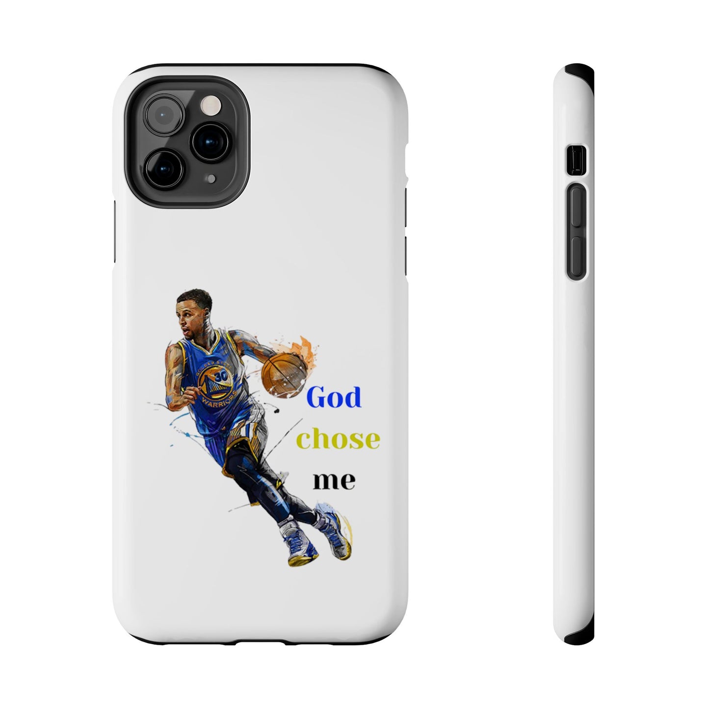 Phone case- God Chose Me Tough Phone Case - Durable Protection