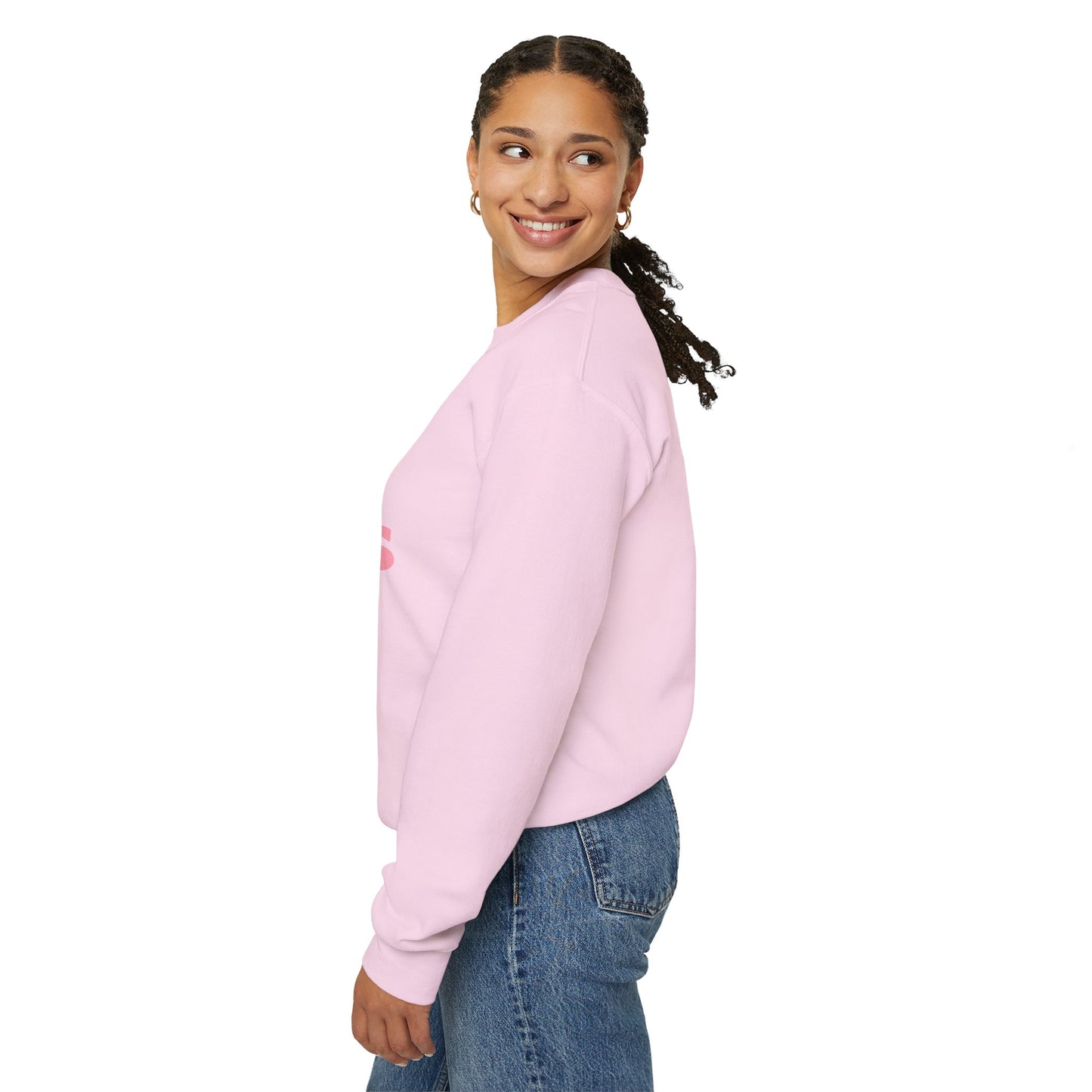 Cotton Blush XOXO Sweatshirt for Women – I’m His Romantic Everyday Lovewear
