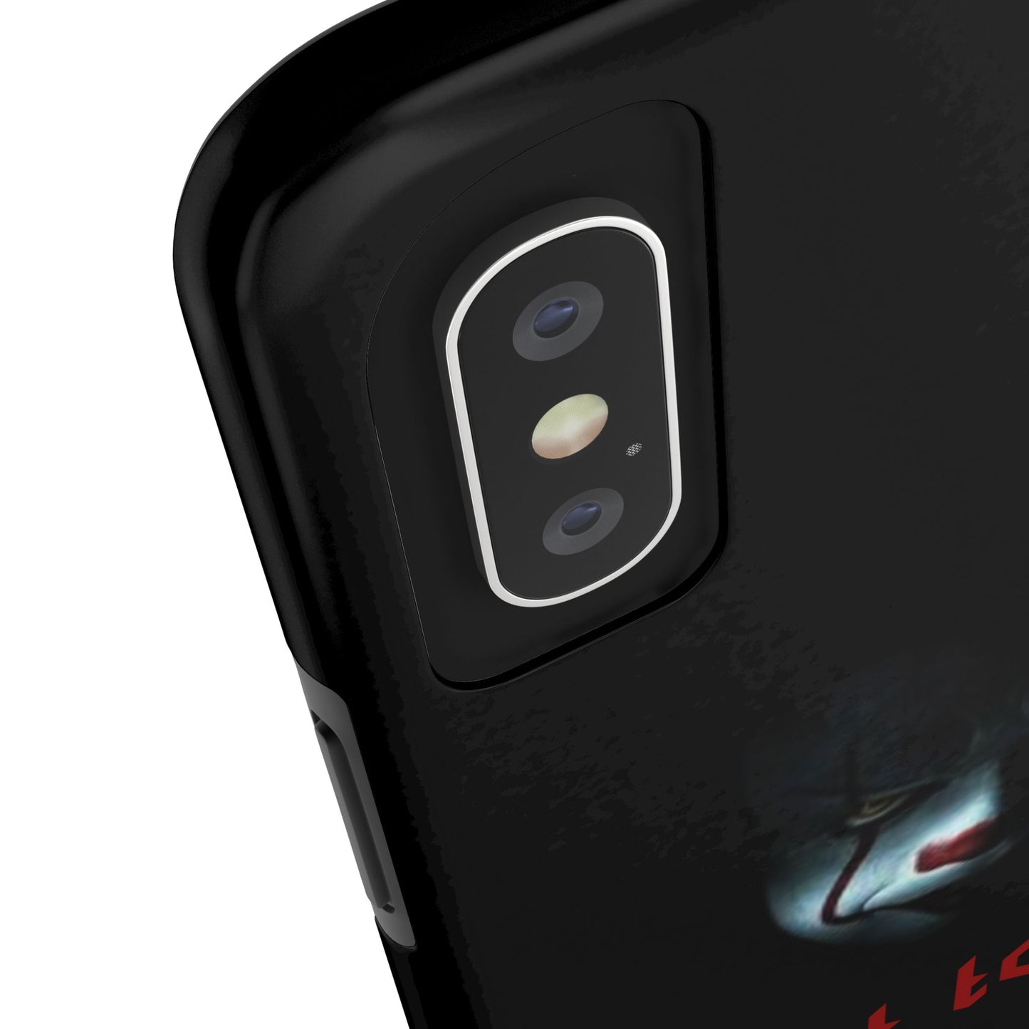 🤡 Creepy Clown Tough Phone Case – "Don’t Touch My Phone" Design for iPhone & Android