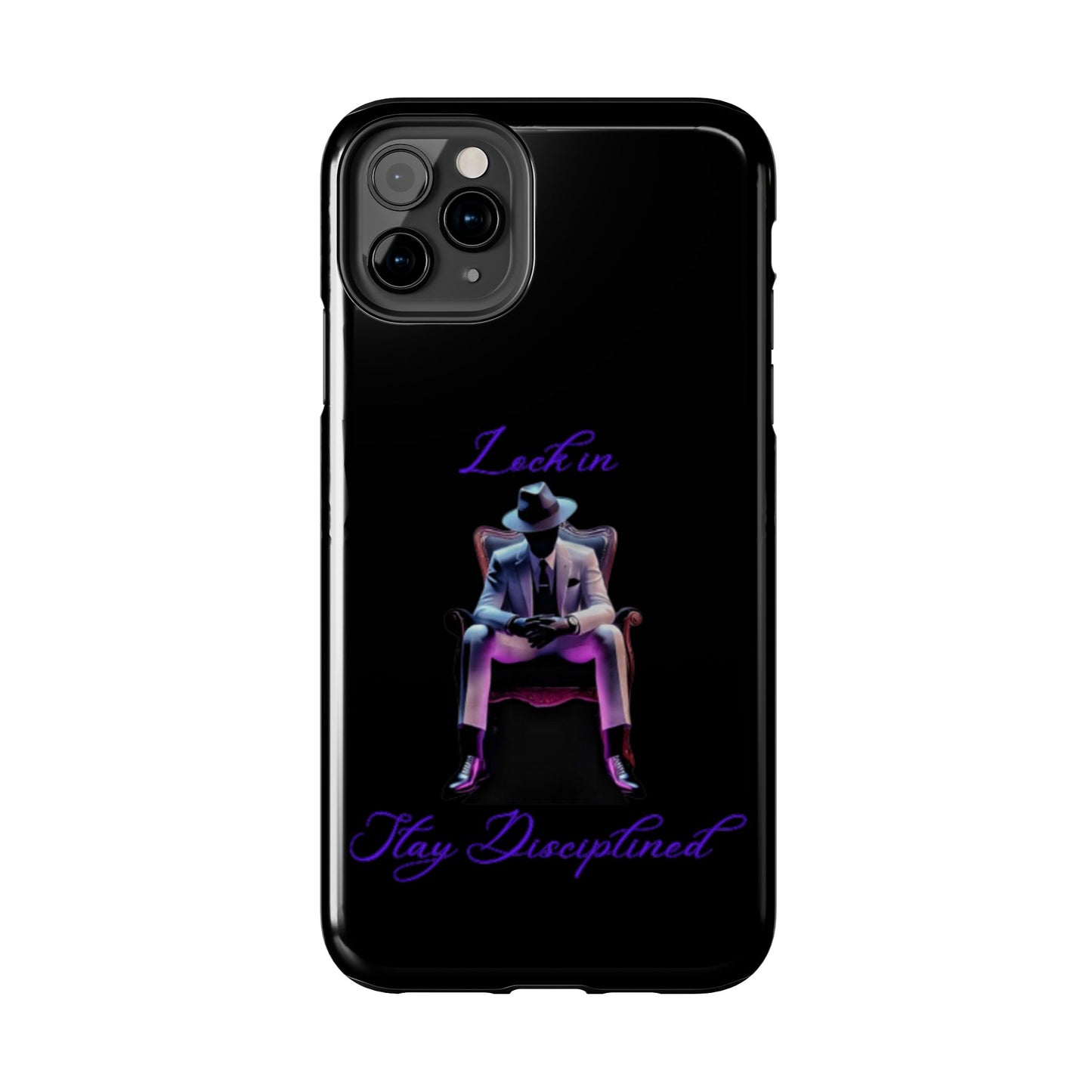 Phone case- Lock In, Stay DIsciplined Tough Phone Case - Durable Protection