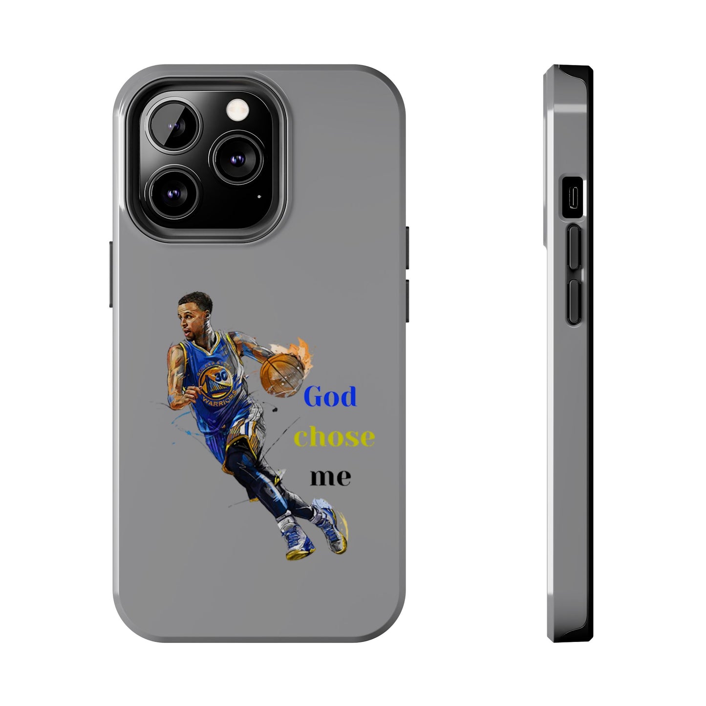 Phone case- God Chose Me Tough Phone Case - Durable Protection