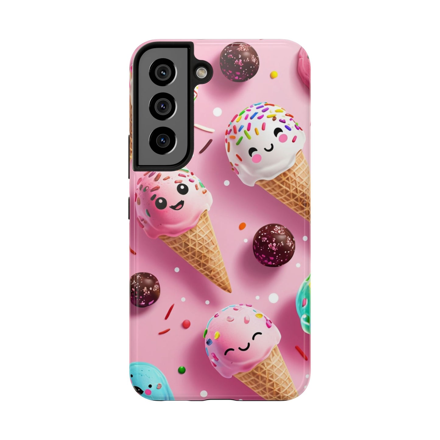 Tough Phone Cases Cute Ice Cream Design