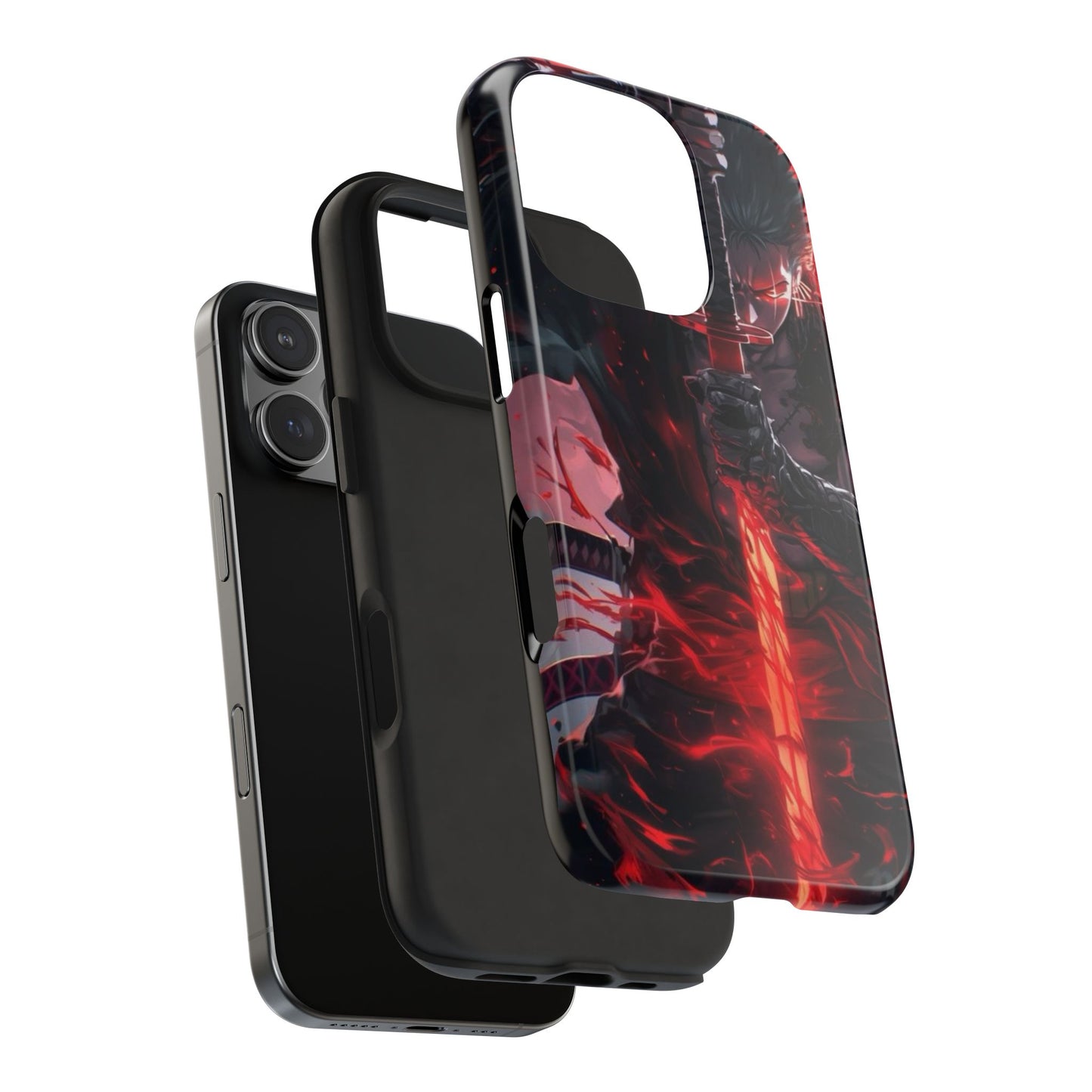 🗡️ Fierce Samurai Tough Phone Case – Durable Protection with Bold Anime Design for iPhone & Android