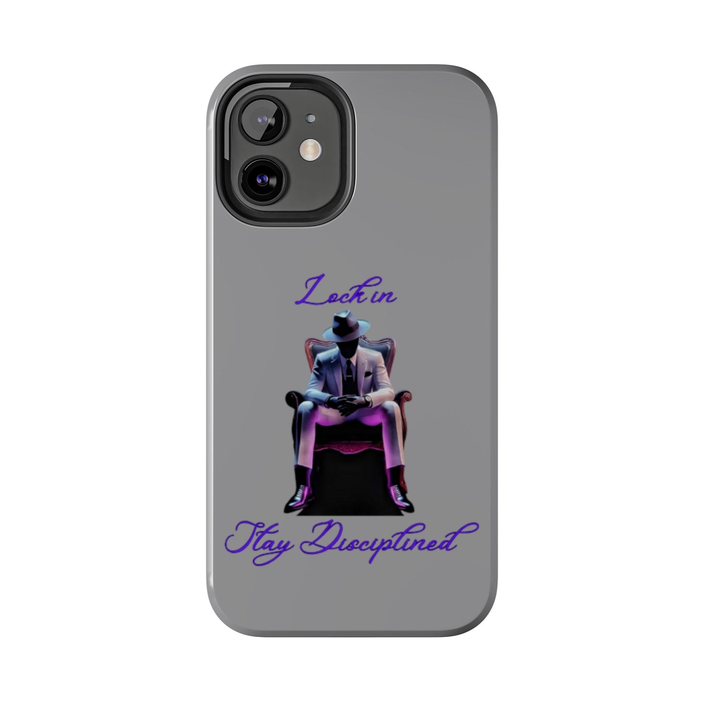 Phone case- Lock In, Stay Disciplined Tough Phone Case - Durable Protection