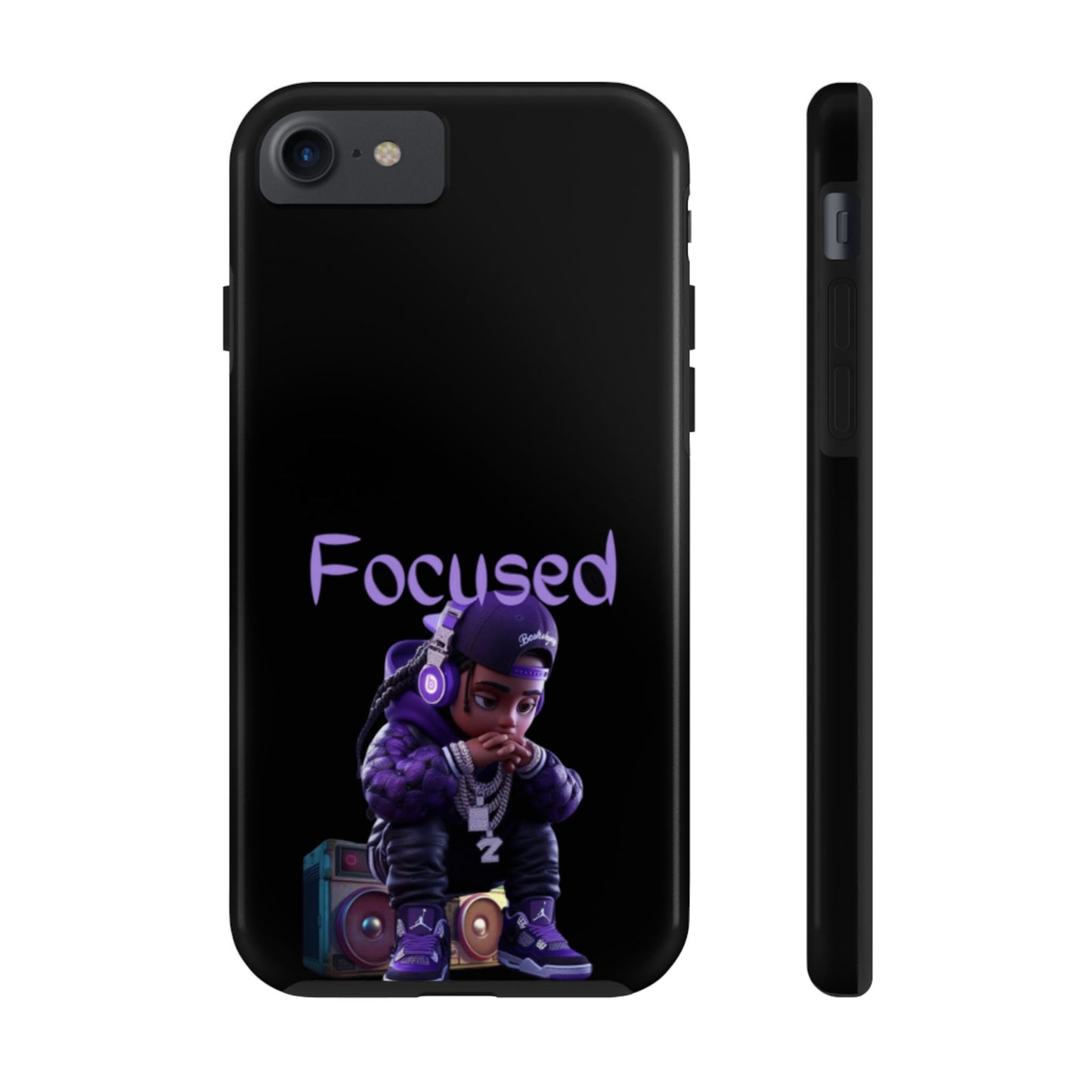 Phone case- Focused Tough Phone Case - Durable Protection