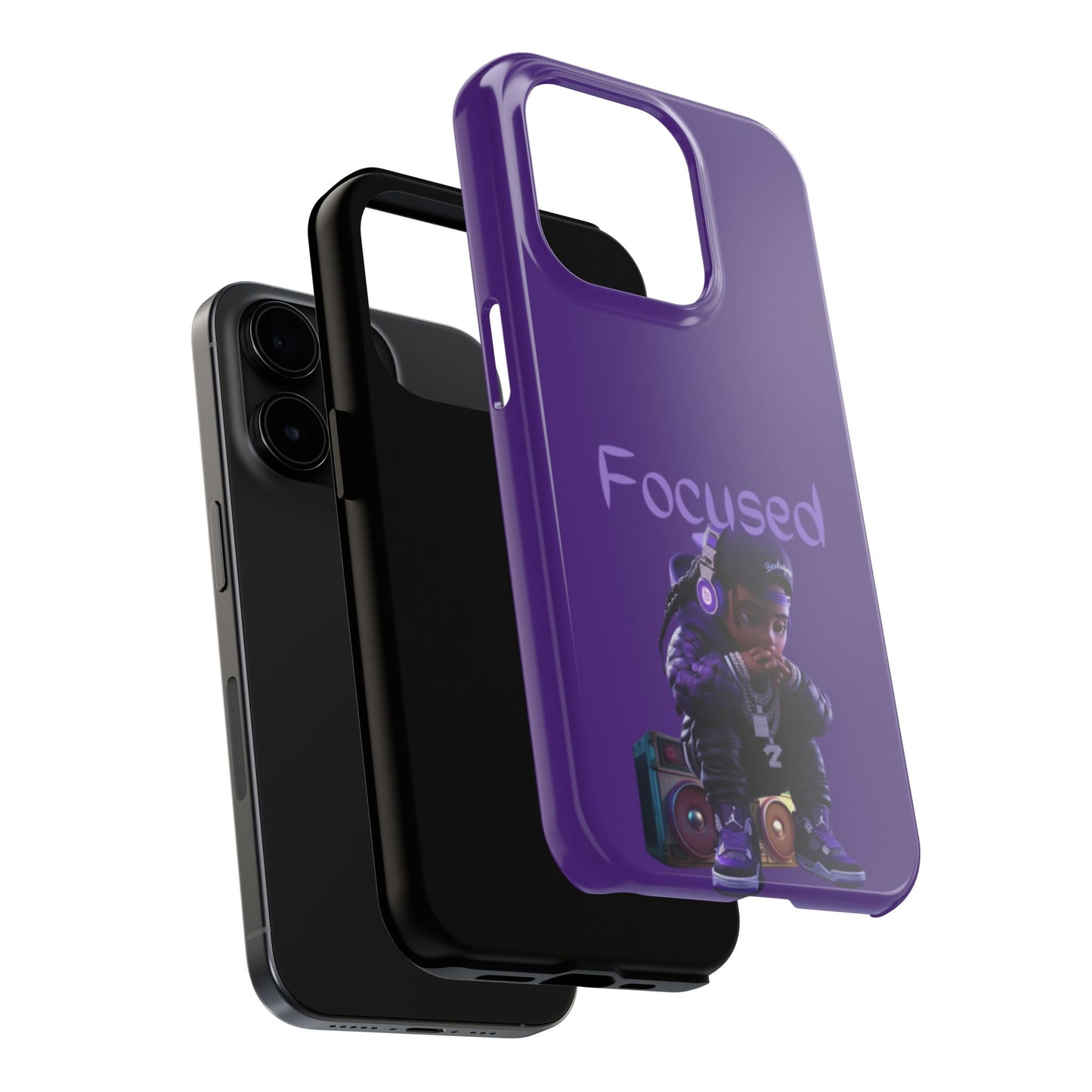 Phone Case- Focused Tough Case- Durable Protection