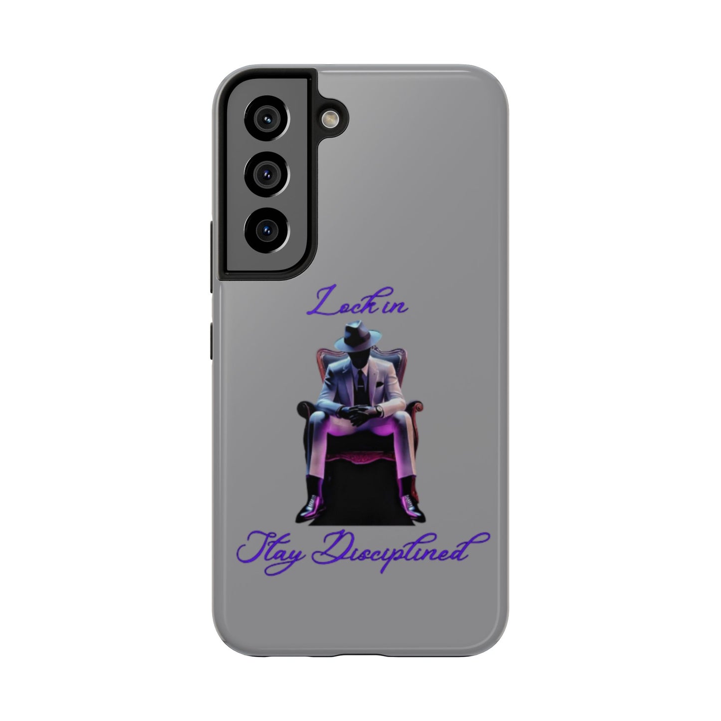 Phone case- Lock In, Stay Disciplined Tough Phone Case - Durable Protection
