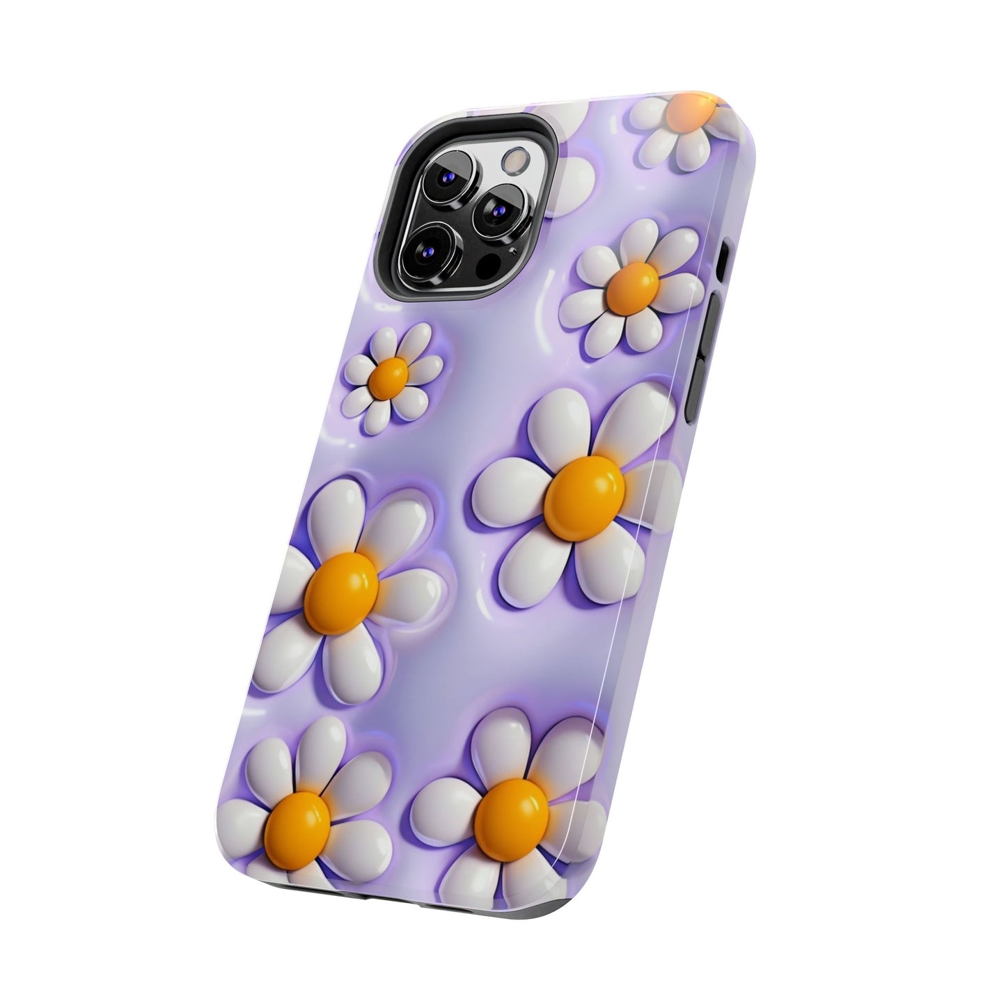 πΌ Floral Tough Phone Case β Vibrant Daisy Spring Design, for iPhones & Androids