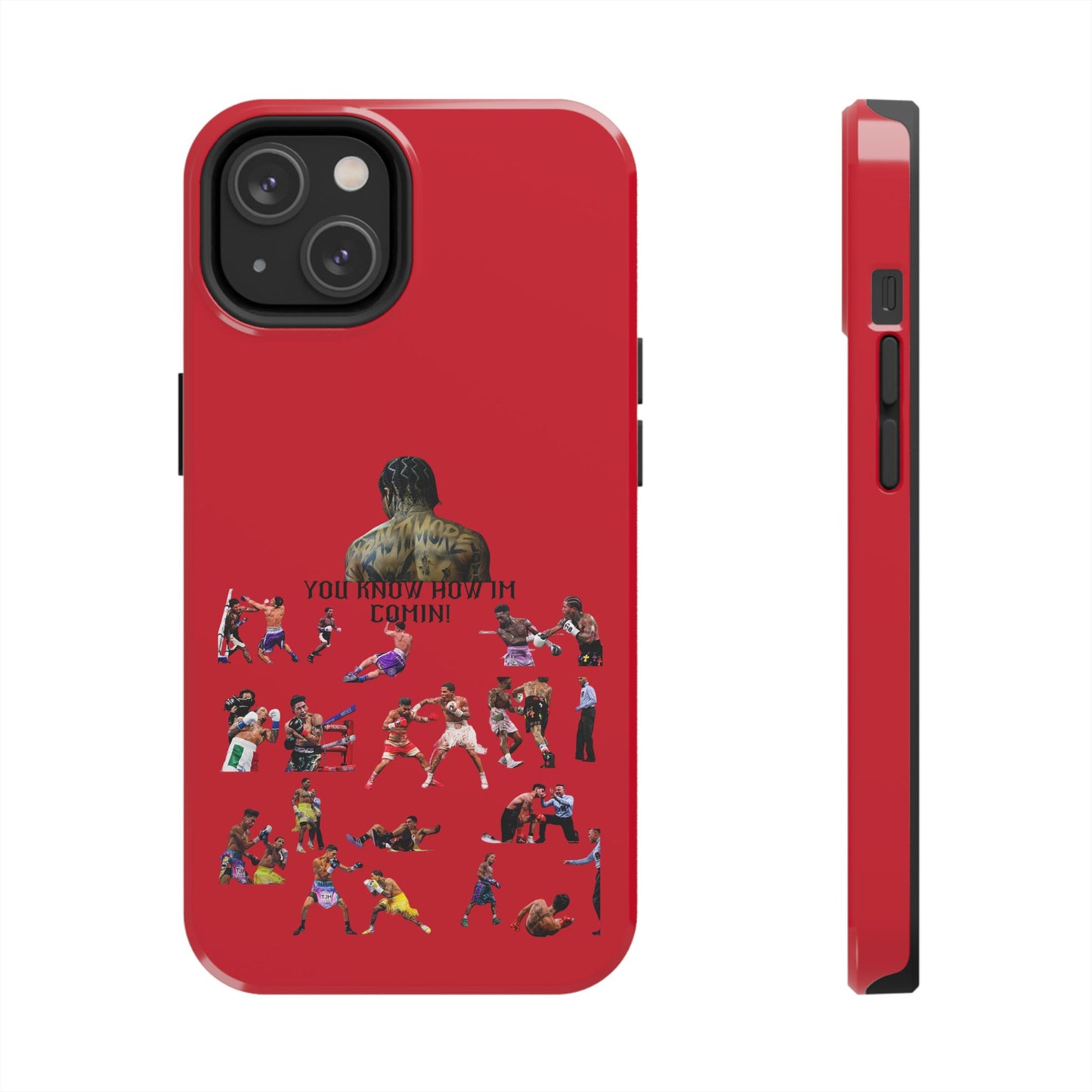 Phone case- You Know How I'm Comin' Tough Phone Case - Durable Protection