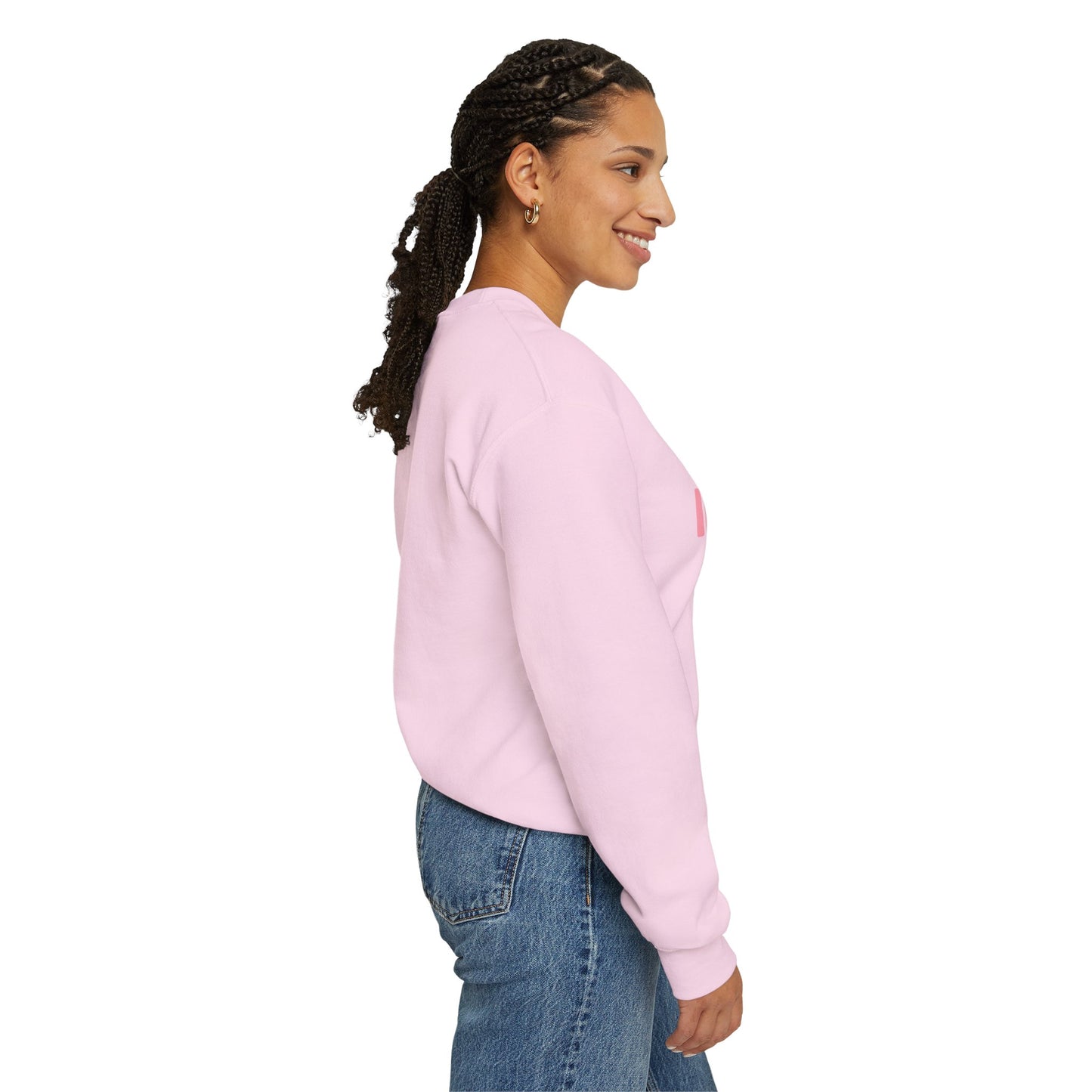 Cotton Blush XOXO Sweatshirt for Women – I’m His Romantic Everyday Lovewear