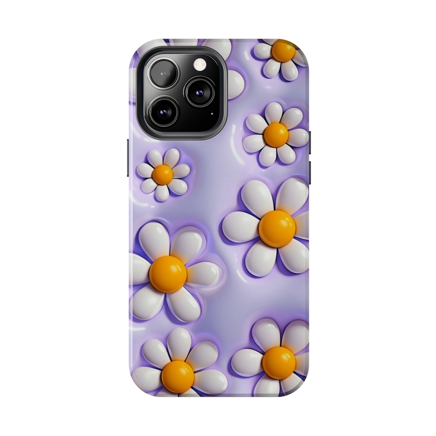 πΌ Floral Tough Phone Case β Vibrant Daisy Spring Design, for iPhones & Androids