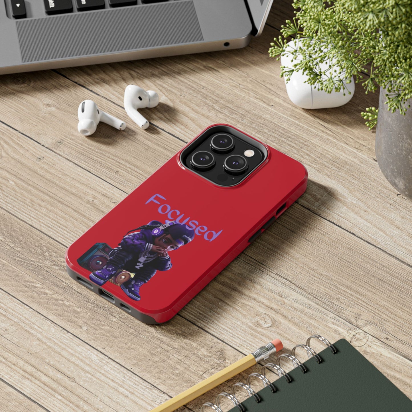 Phone Case- Focused Tough Case- Durable Protection