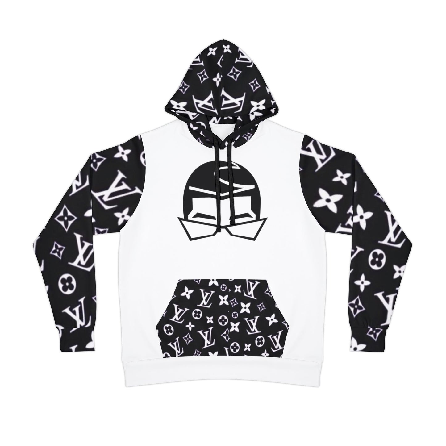 🎤 Bold Inspired White & Black Hoodie – Artist Badd Bunny Graphic Design for Music & Streetwear Fans