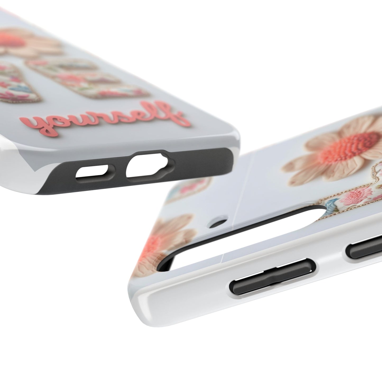 Floral 'Love Yourself' Tough Phone Case