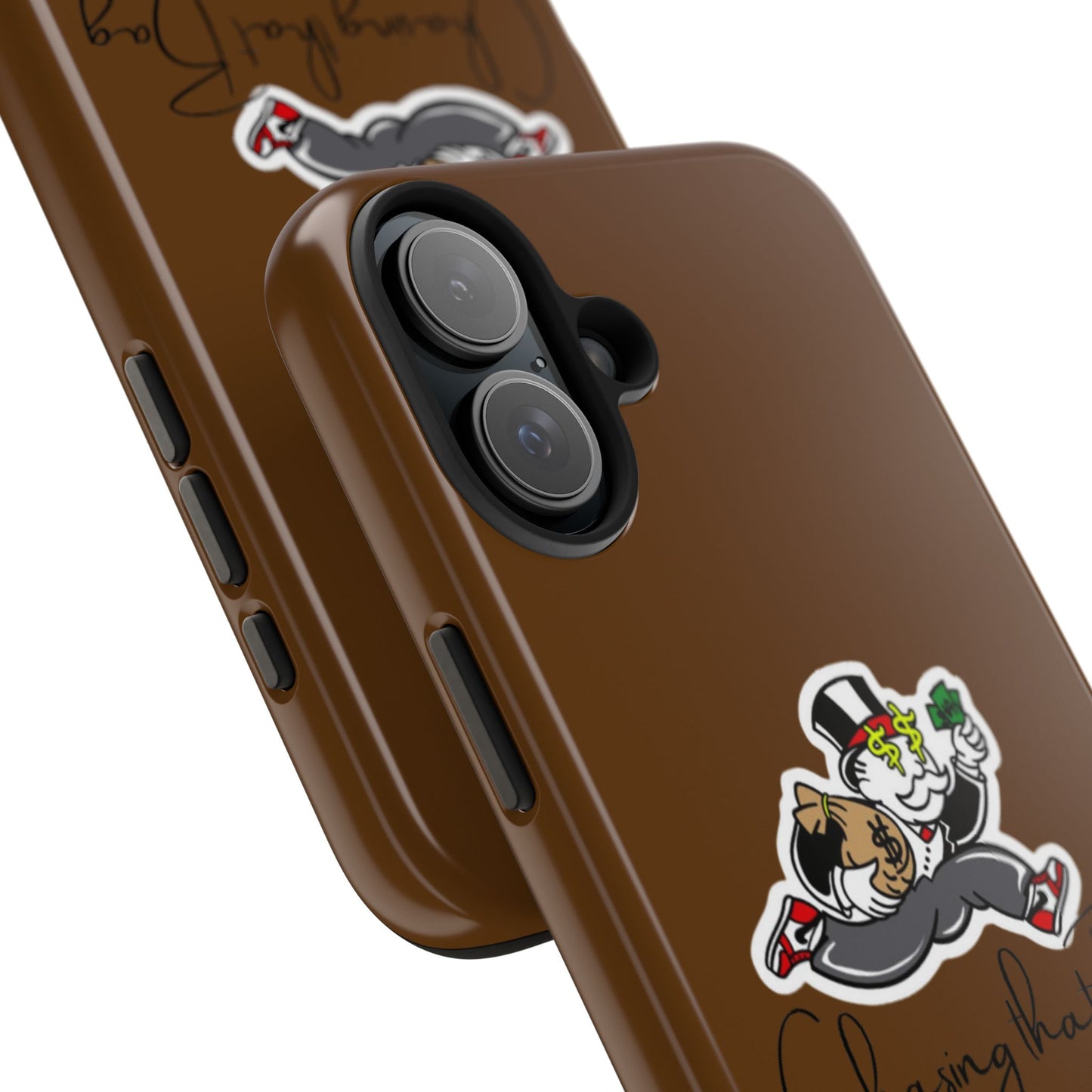 Phone Case- Chasing That Bag Tough Case- Durable Protection