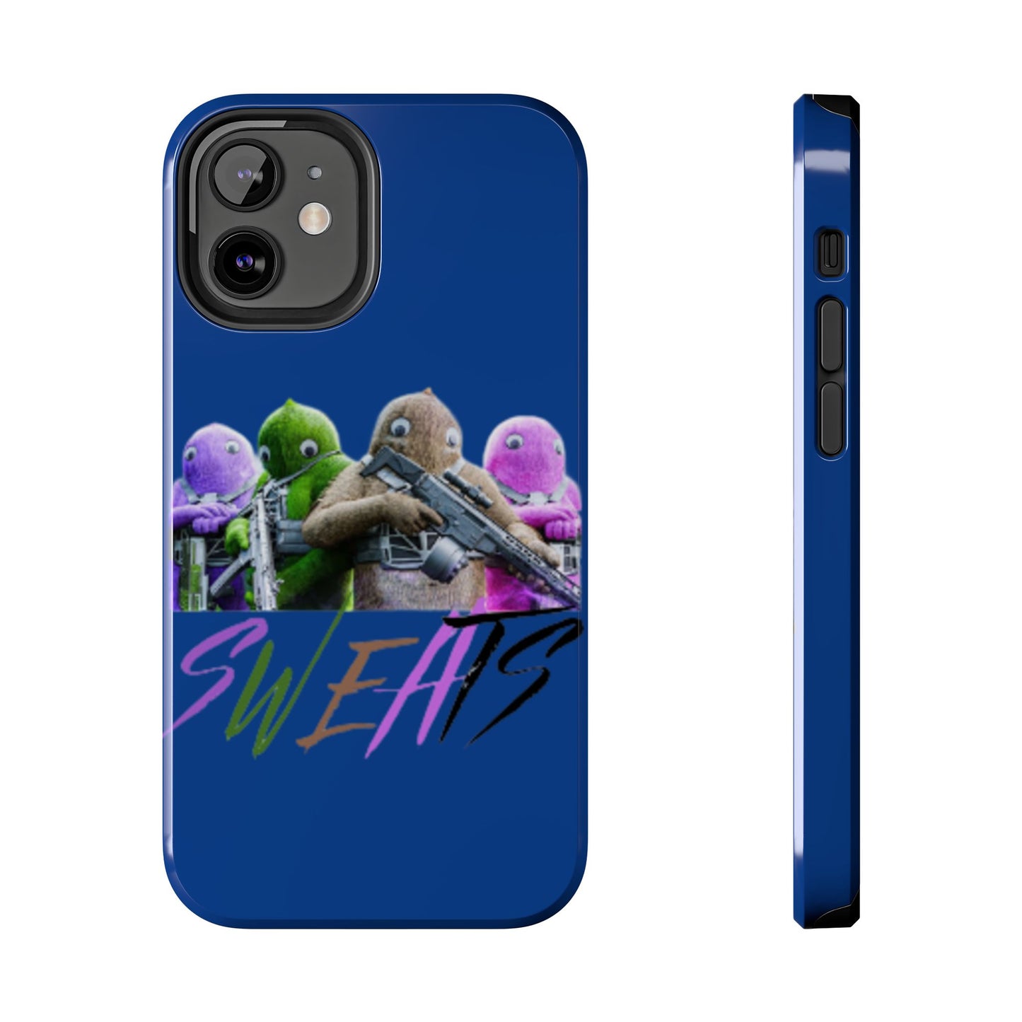 Cool Cartoon-Inspired Tough Phone Case - 'SWEATS'