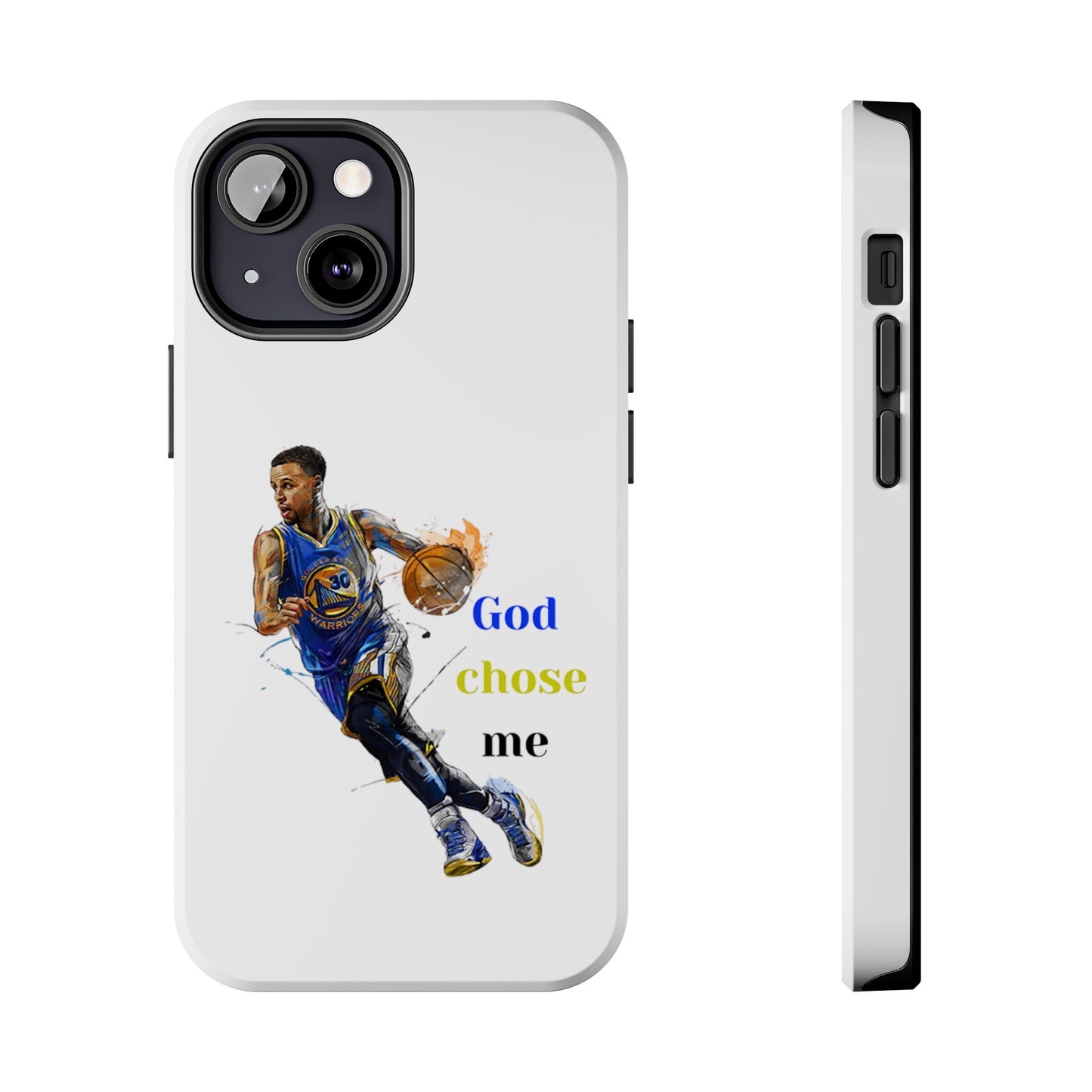 Phone case- God Chose Me Tough Phone Case - Durable Protection