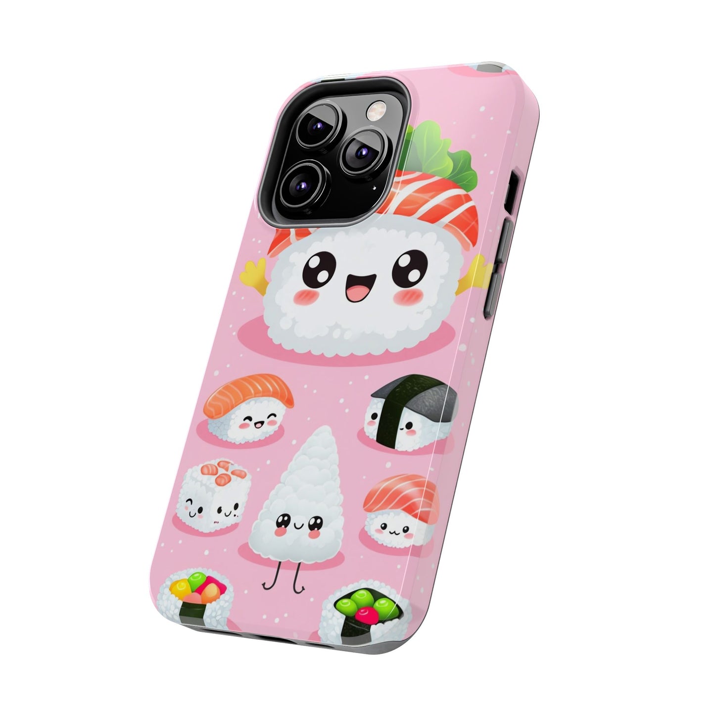 Adorable Sushi Tough Phone Case | Cute Kawaii Design for Food Lovers
