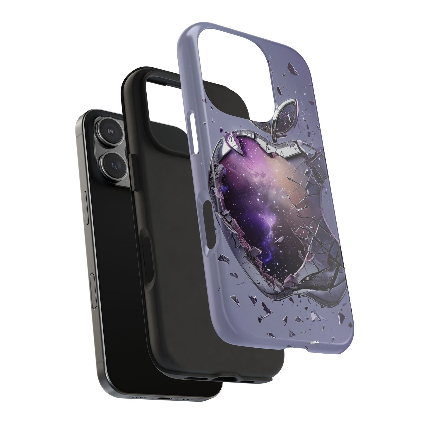 π Rustic Purple Apple Tough Phone Case β Durable Protection for iPhones