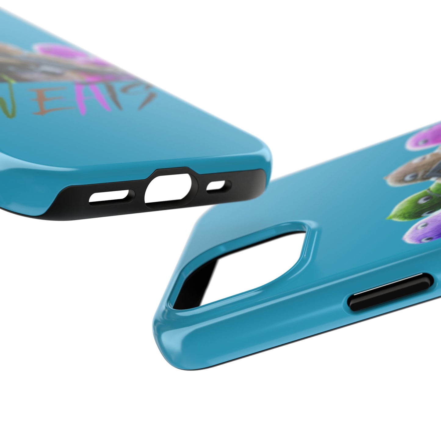 Cool Cartoon-Inspired Tough Phone Case - 'SWEATS'