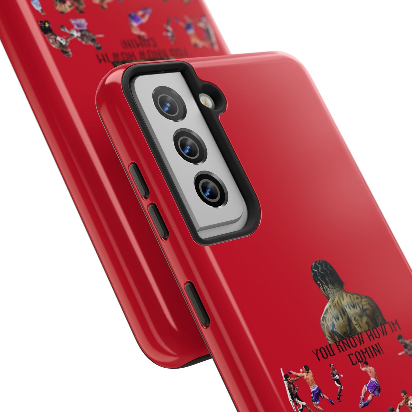 Phone case- You Know How I'm Comin' Tough Phone Case - Durable Protection