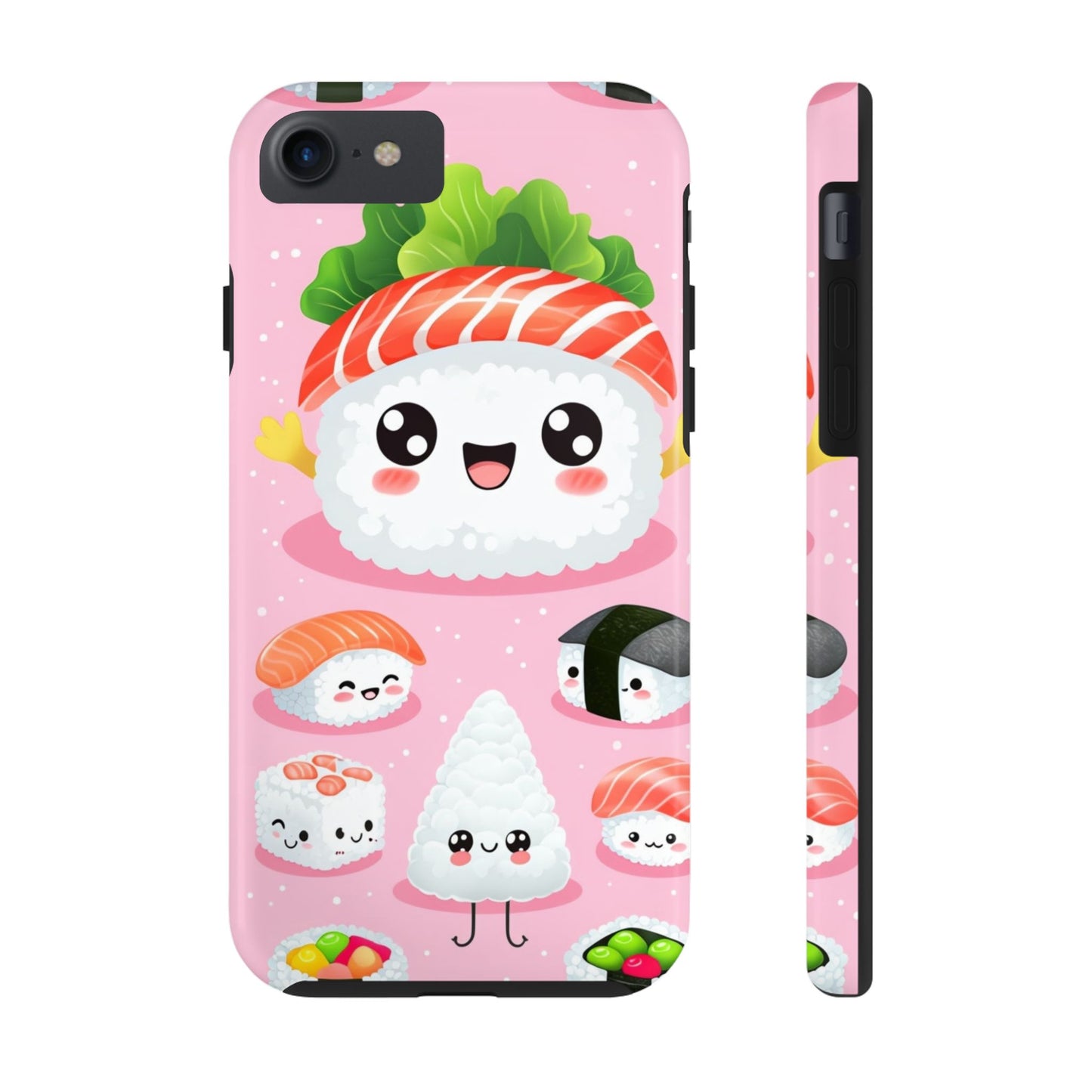 Adorable Sushi Tough Phone Case | Cute Kawaii Design for Food Lovers