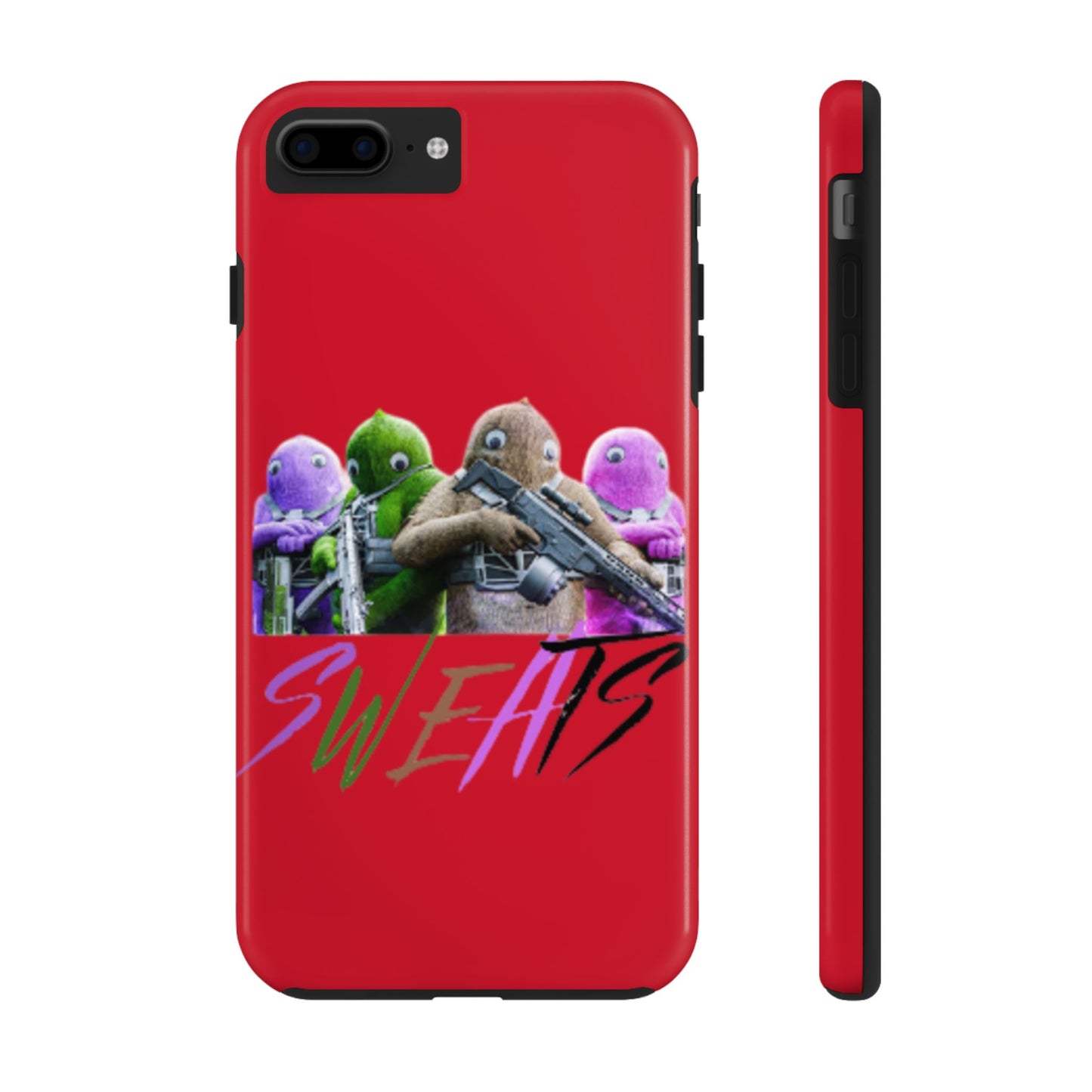 Cool Cartoon-Inspired Tough Phone Case - 'SWEATS'