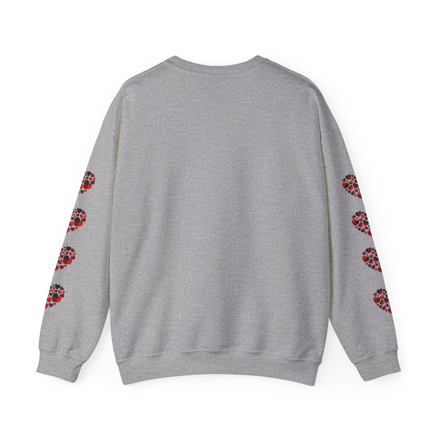 Pearl White Hearts Sweatshirt for Women – Romantic Cozy Love-Inspired Pullover