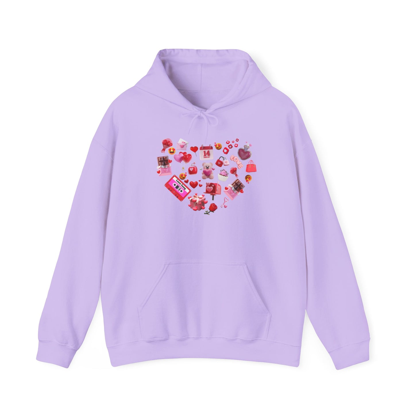 Sweetheart Sky Blue Hoodie for Men & Women – Love Heart Graphic Cozy Couples Wear