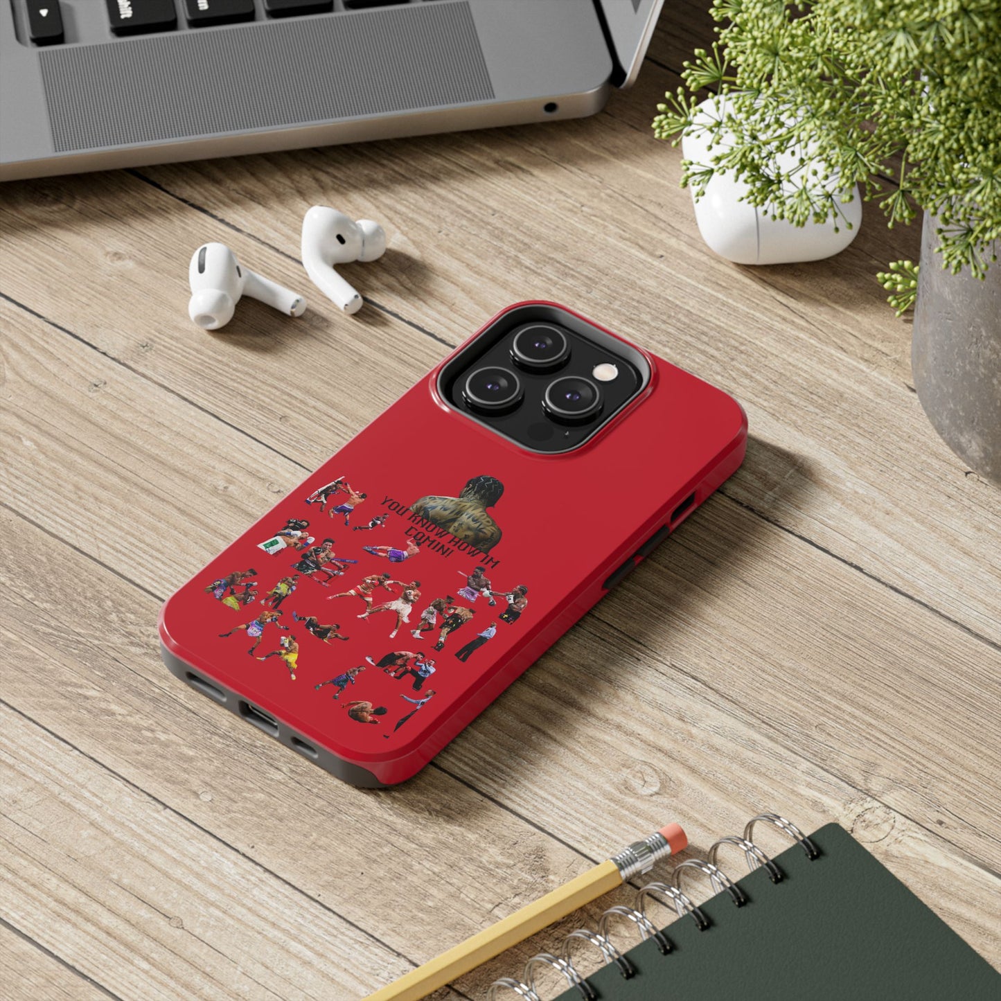 Phone case- You Know How I'm Comin' Tough Phone Case - Durable Protection