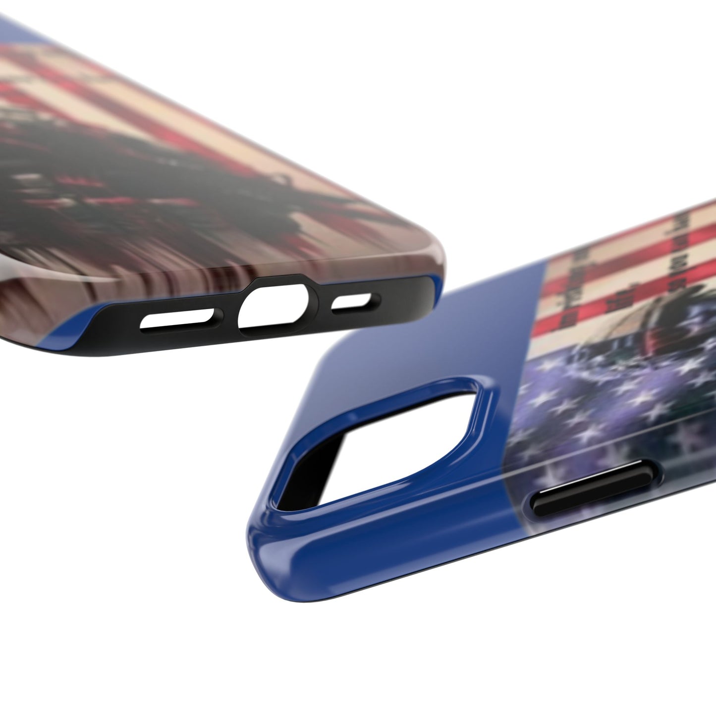 Patriotic Tough Phone Case - 'I'm Risking My Life' Design