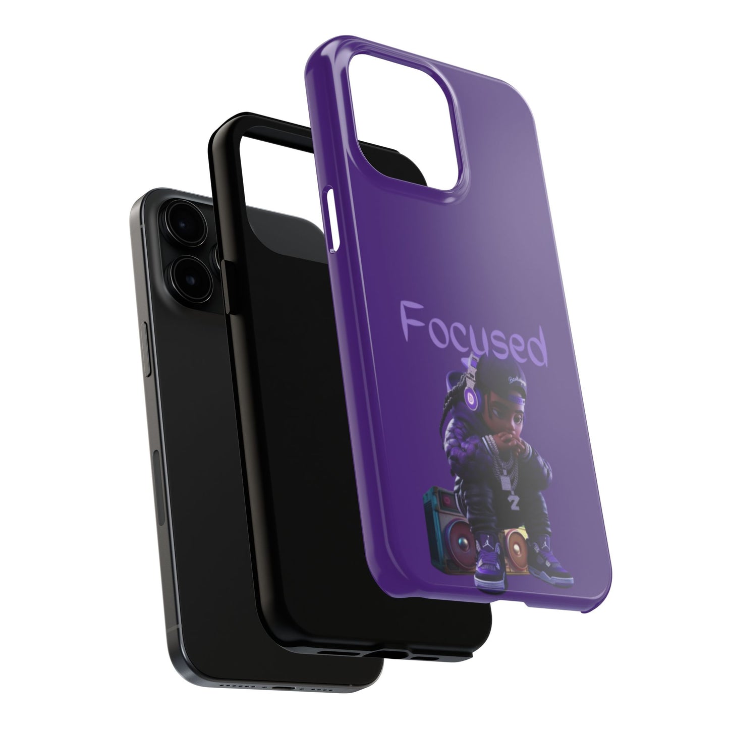 Phone Case- Focused Tough Case- Durable Protection