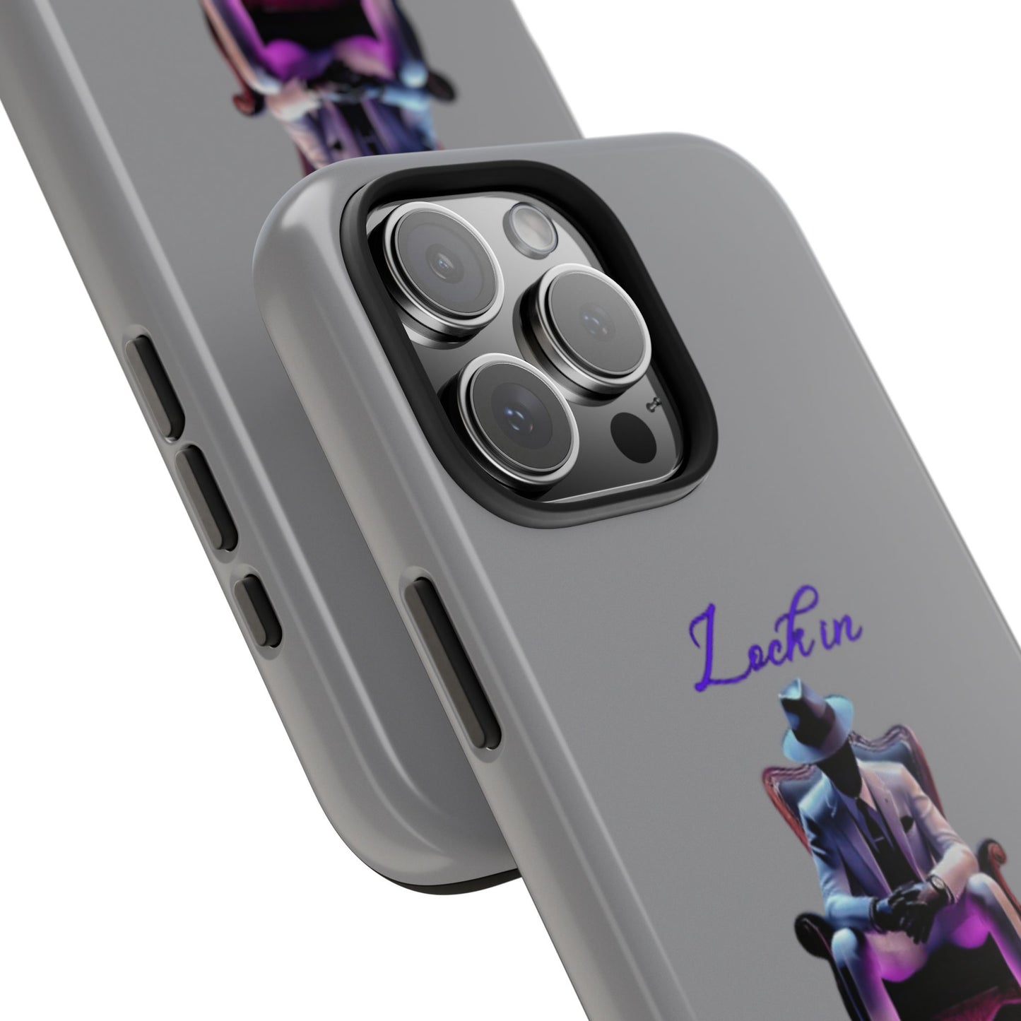 Phone case- Lock In, Stay Disciplined Tough Phone Case - Durable Protection