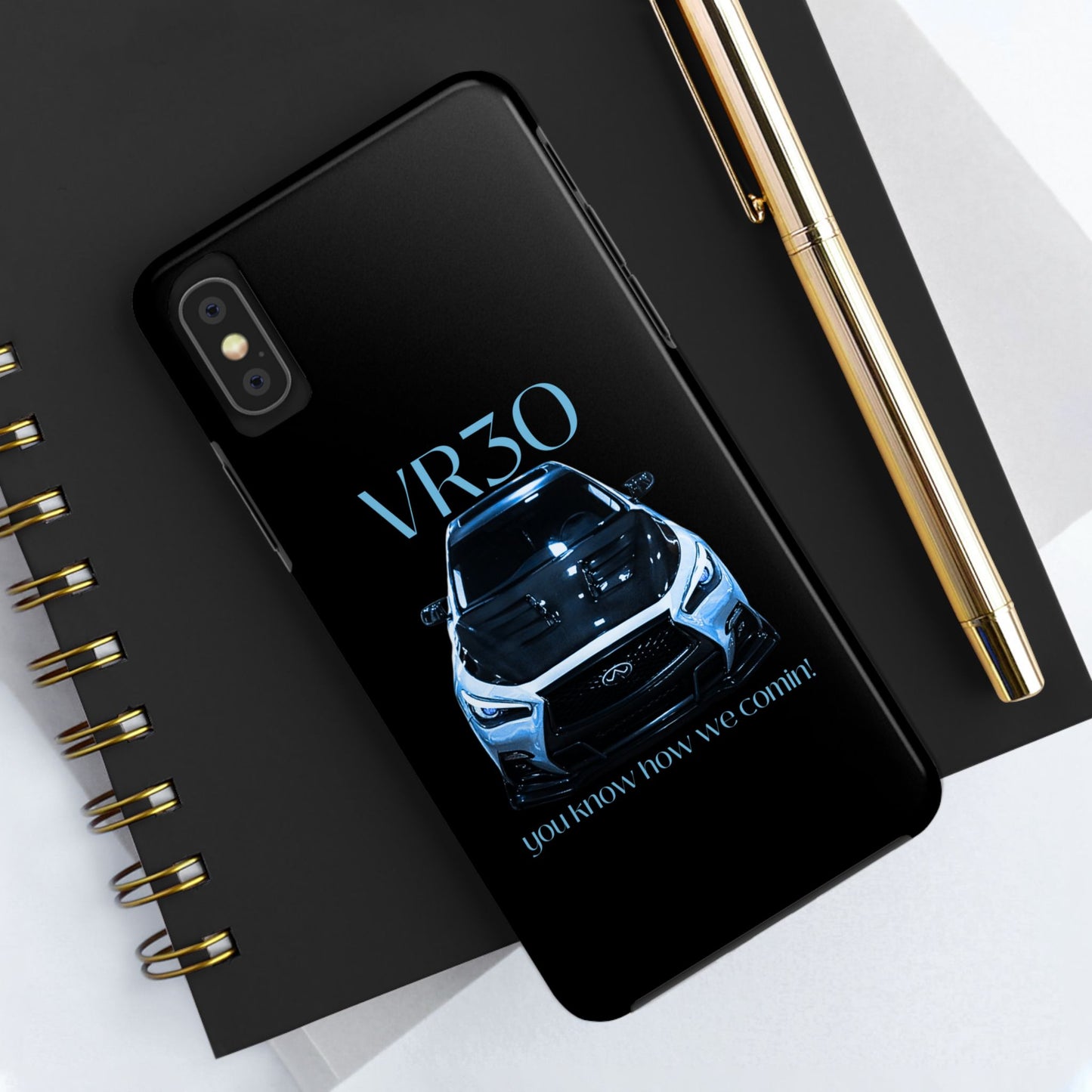 VR30 Sports Car Tough Phone Case - Stylish and Durable Protection for Car Enthusiasts