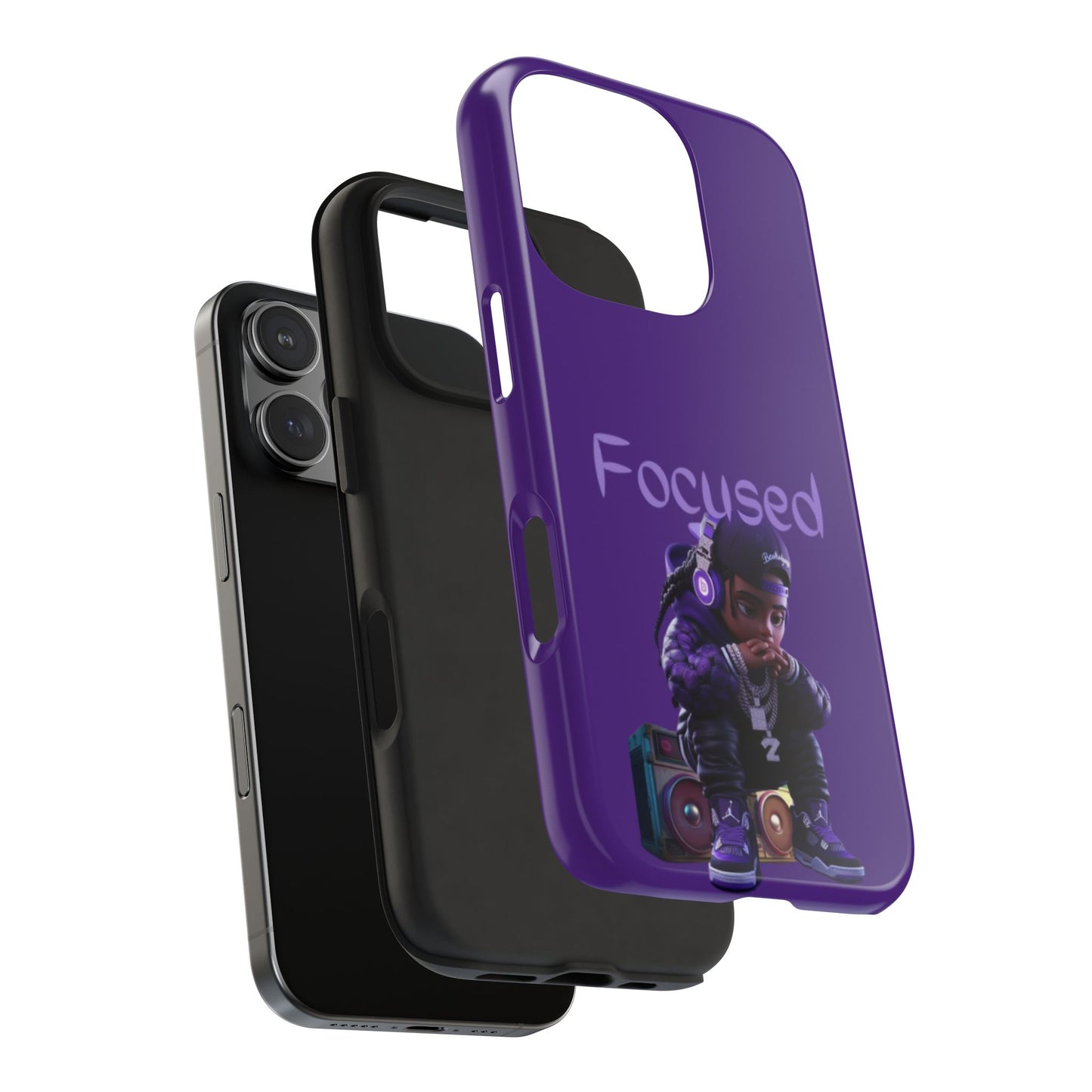 Phone Case- Focused Tough Case- Durable Protection