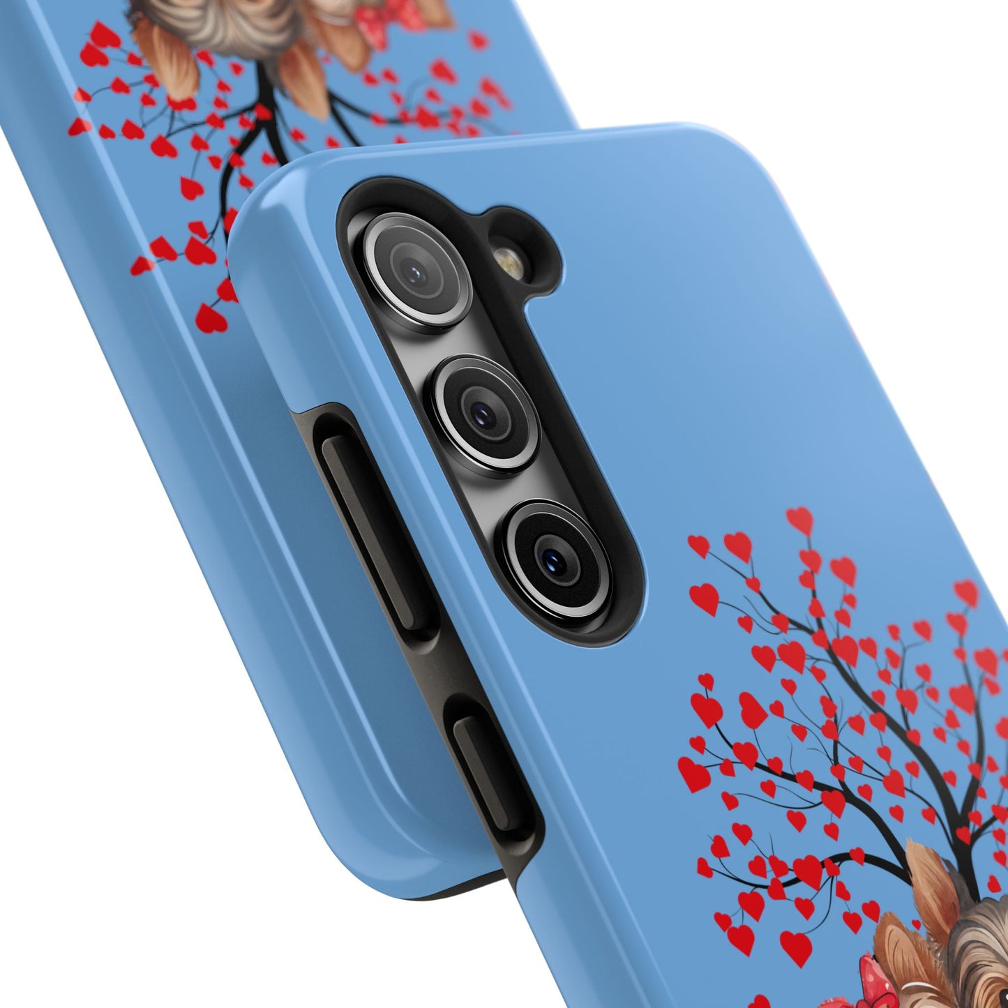 Cute Yorkshire Terrier Phone Case - "Value Each Other" Tough Case for Pet Lovers