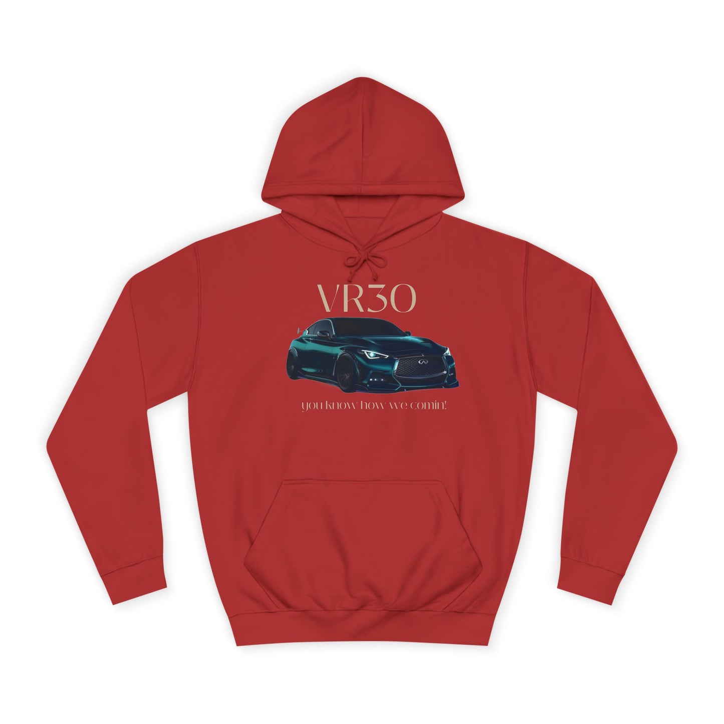 Pearl Glacier White Hoodie for Men– V3ro Sports Car Inspired Graphic Apparel