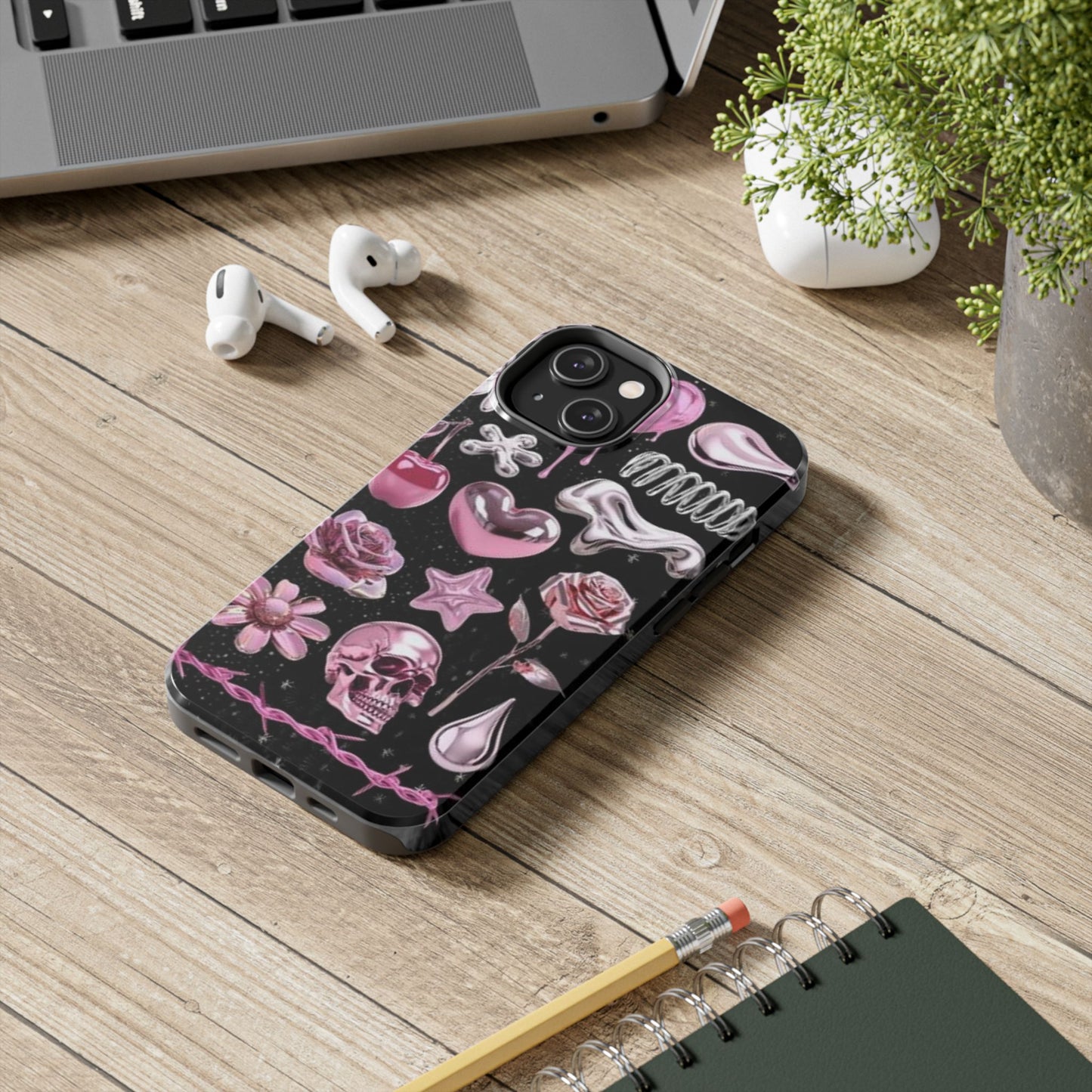 Flower Tough iPhone Cases
