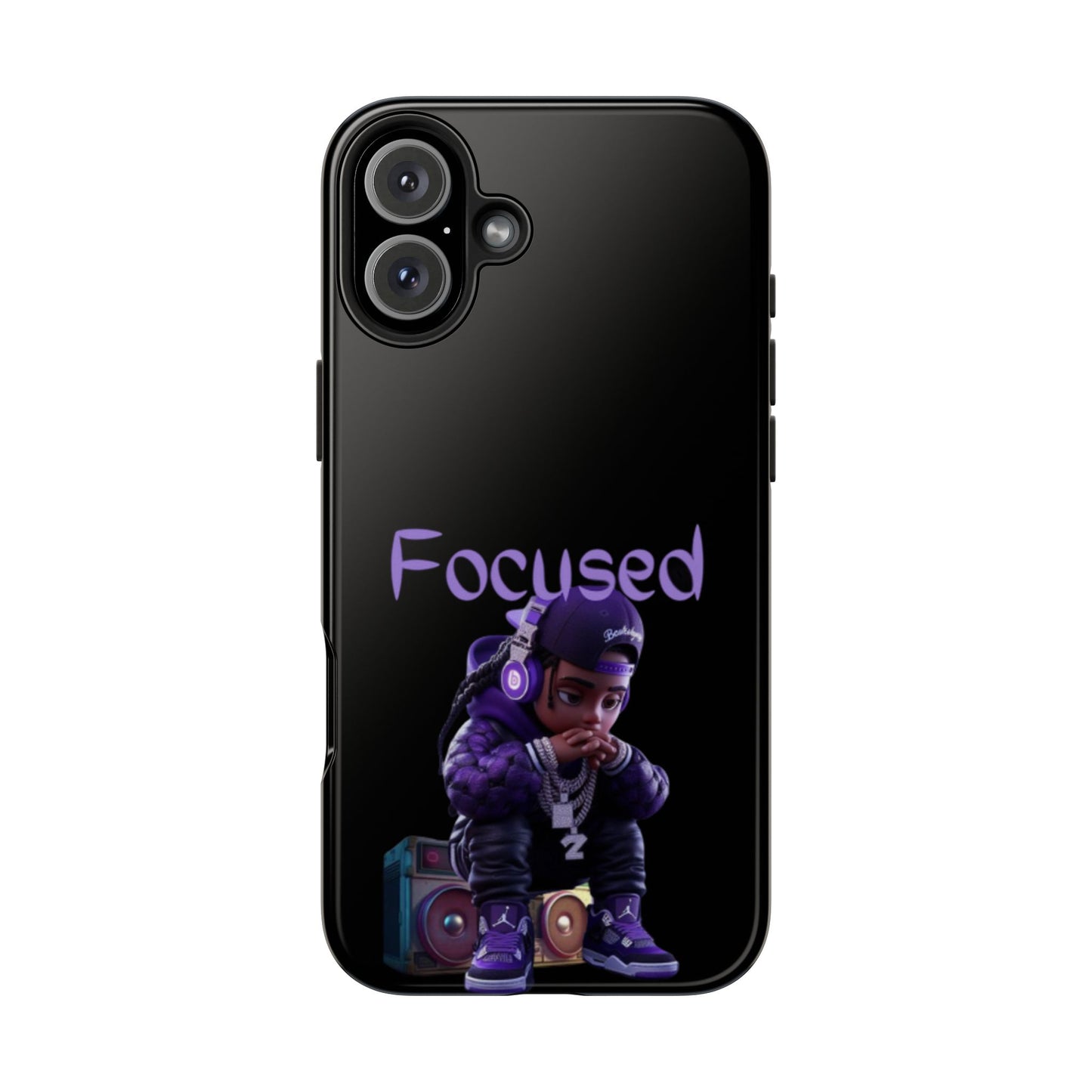 Phone case- Focused Tough Phone Case - Durable Protection