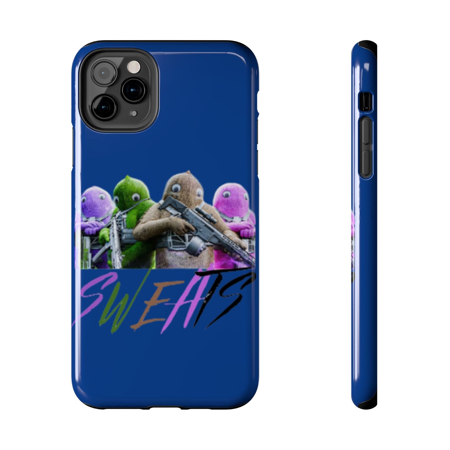 Cool Cartoon-Inspired Tough Phone Case - 'SWEATS'