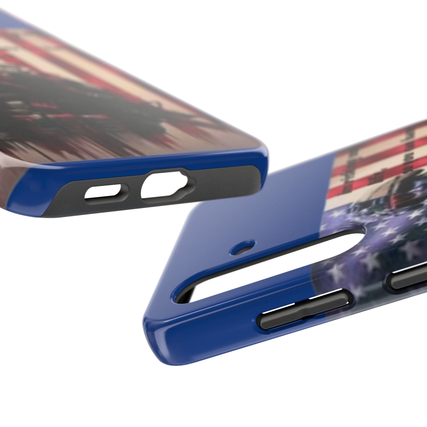 Patriotic Tough Phone Case - 'I'm Risking My Life' Design