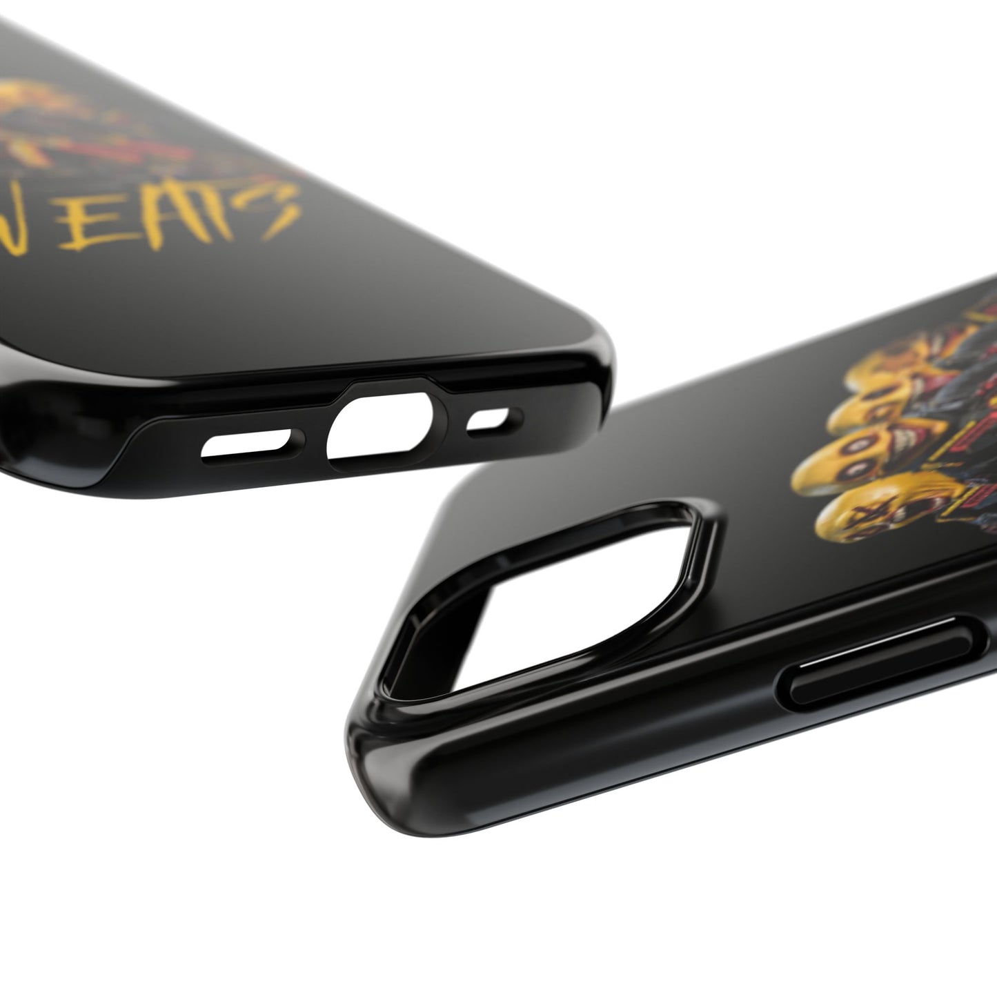 Tough Phone Cases - Bold 'SWEATS' Design for Gamers & Trendsetters