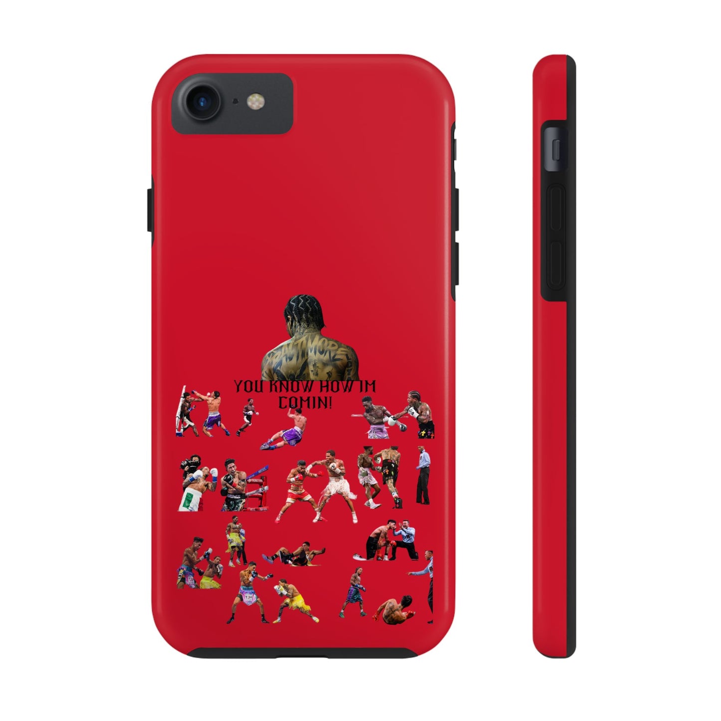 Phone case- You Know How I'm Comin' Tough Phone Case - Durable Protection