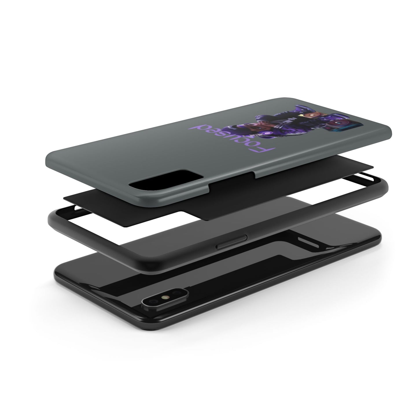 Phone Case- Focused Tough Case- Durable Protection