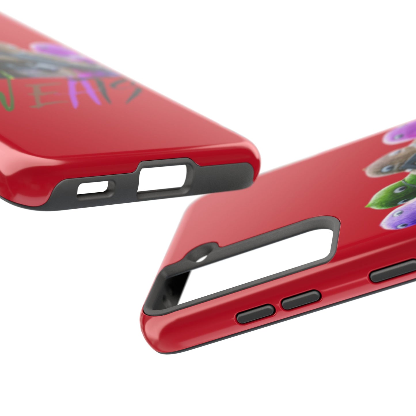 Cool Cartoon-Inspired Tough Phone Case - 'SWEATS'