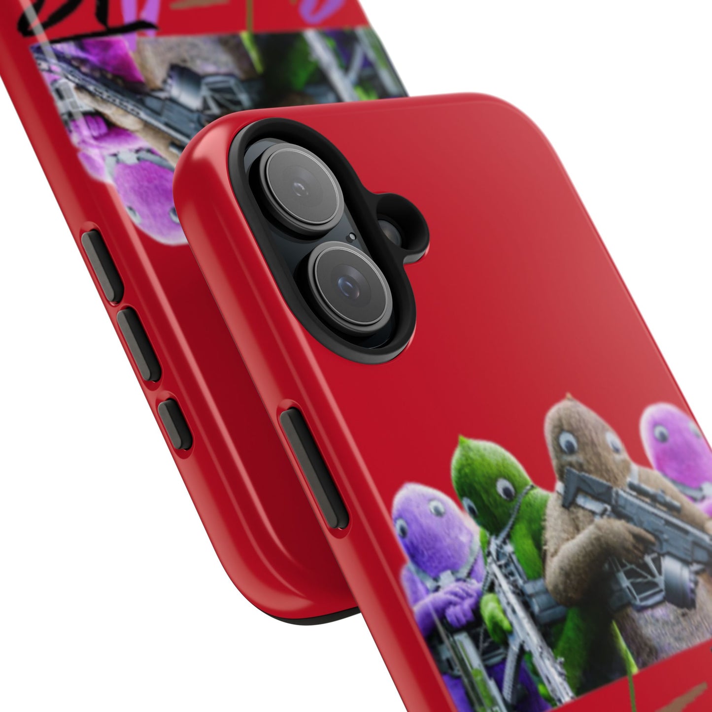 Cool Cartoon-Inspired Tough Phone Case - 'SWEATS'