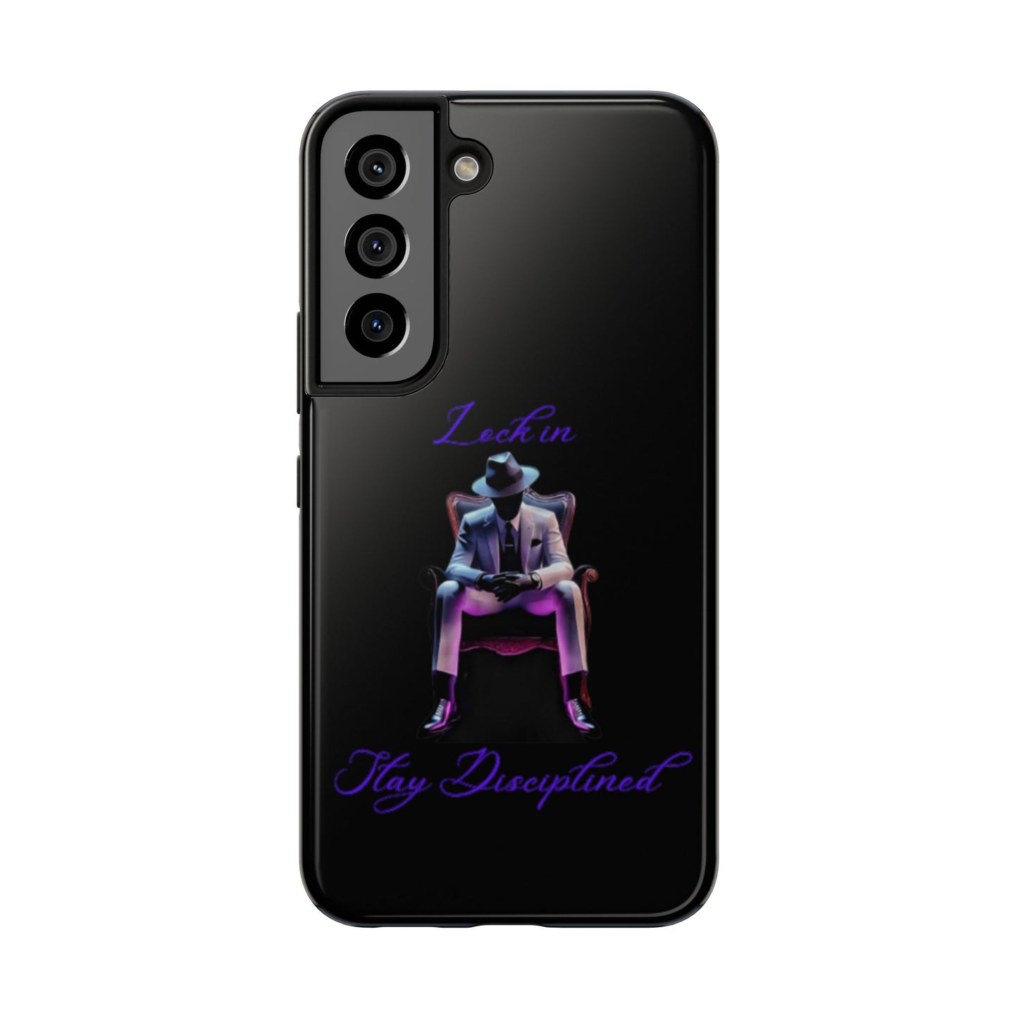 Phone case- Lock In, Stay DIsciplined Tough Phone Case - Durable Protection